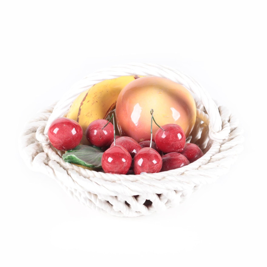 Italian Decorative Fruit Basket