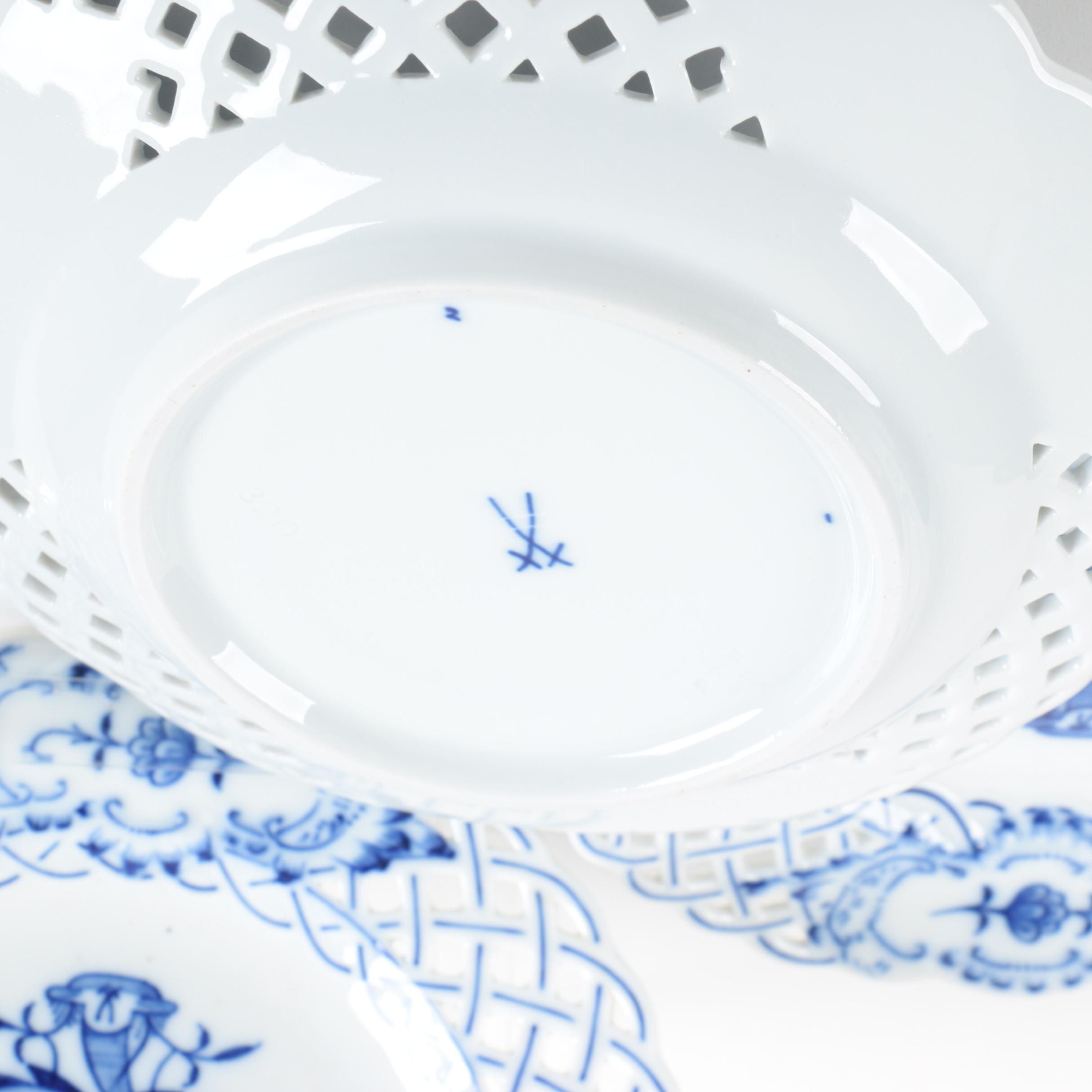 Meissen "Blue Onion" Tableware and Decor