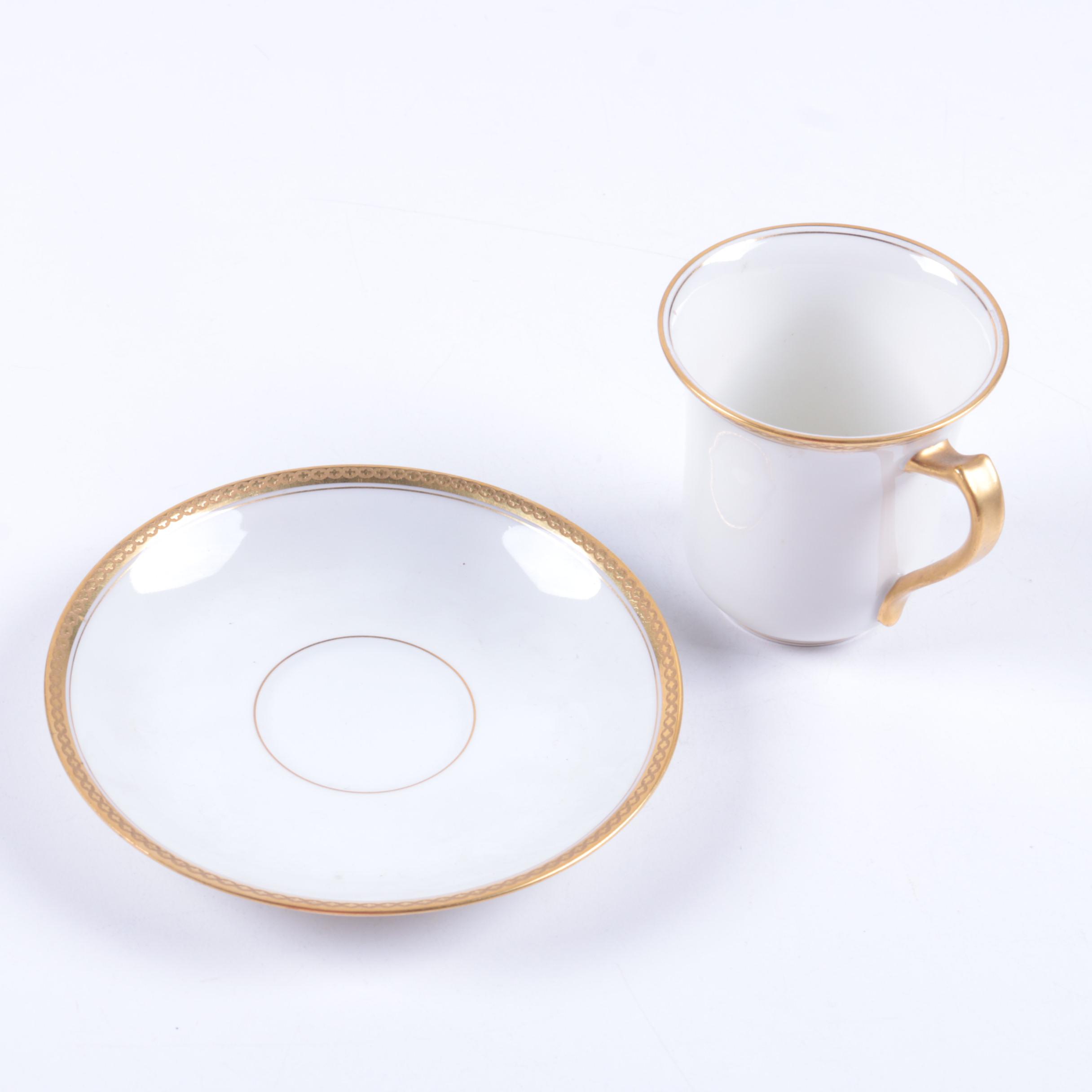 Teacups and Saucers Featuring Haviland
