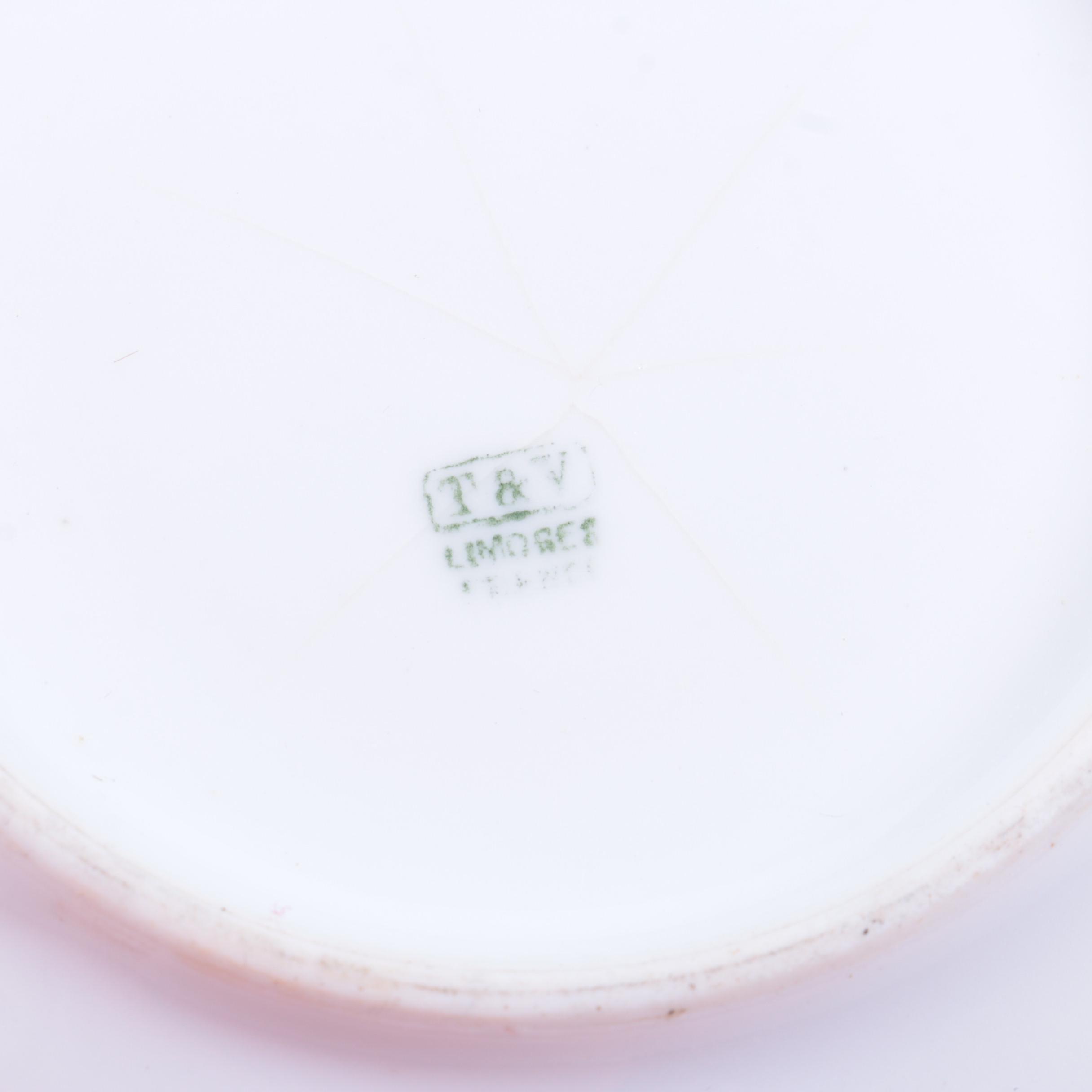 Teacups and Saucers Featuring Haviland