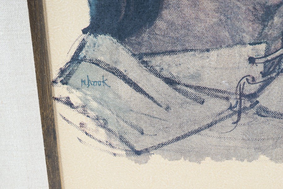 Offset Lithograph after Richard Hook of Jesus Christ