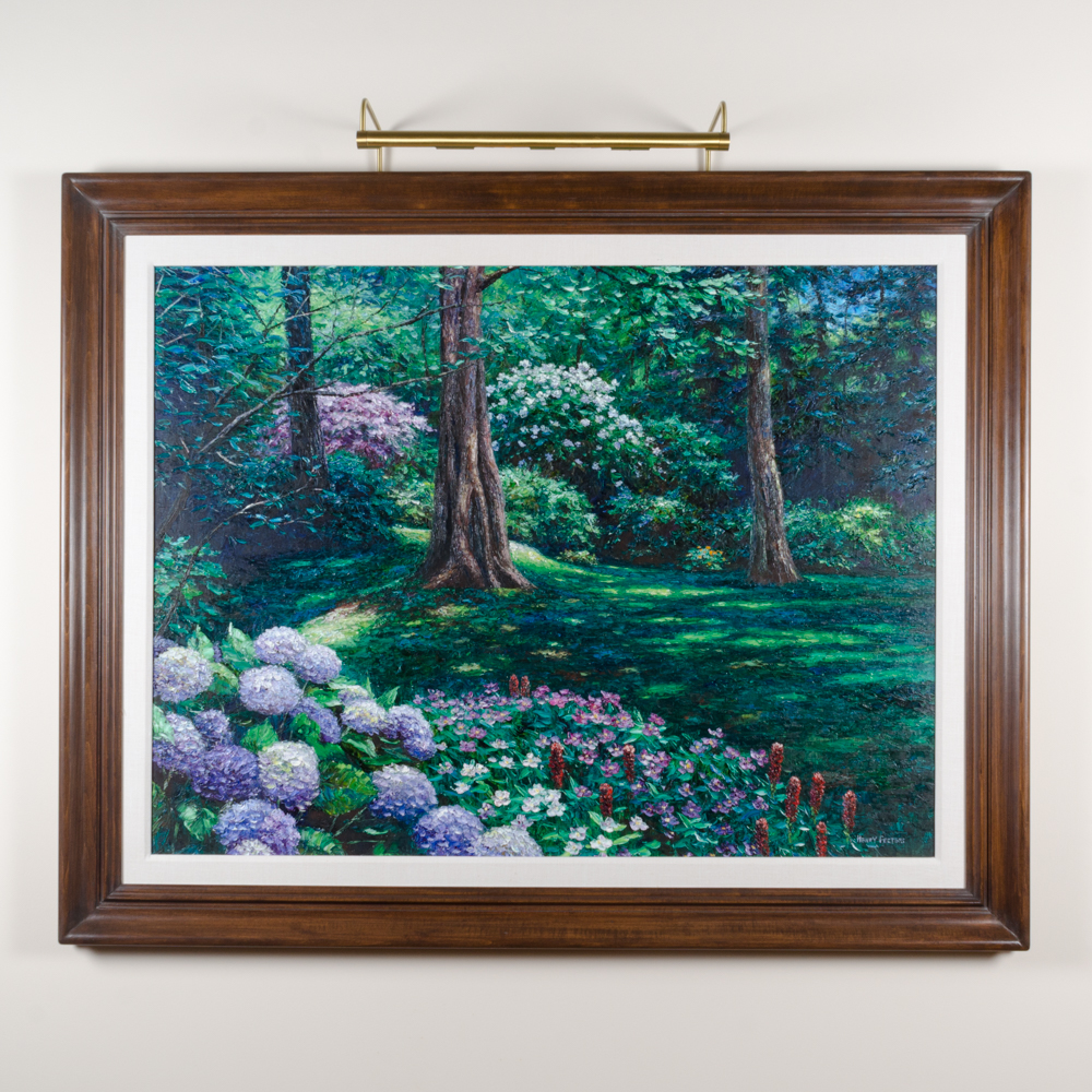 Henry Peeters Oil Painting of a Forest