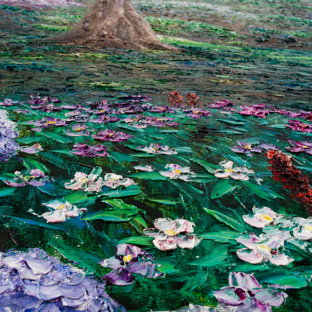 Henry Peeters Oil Painting of a Forest