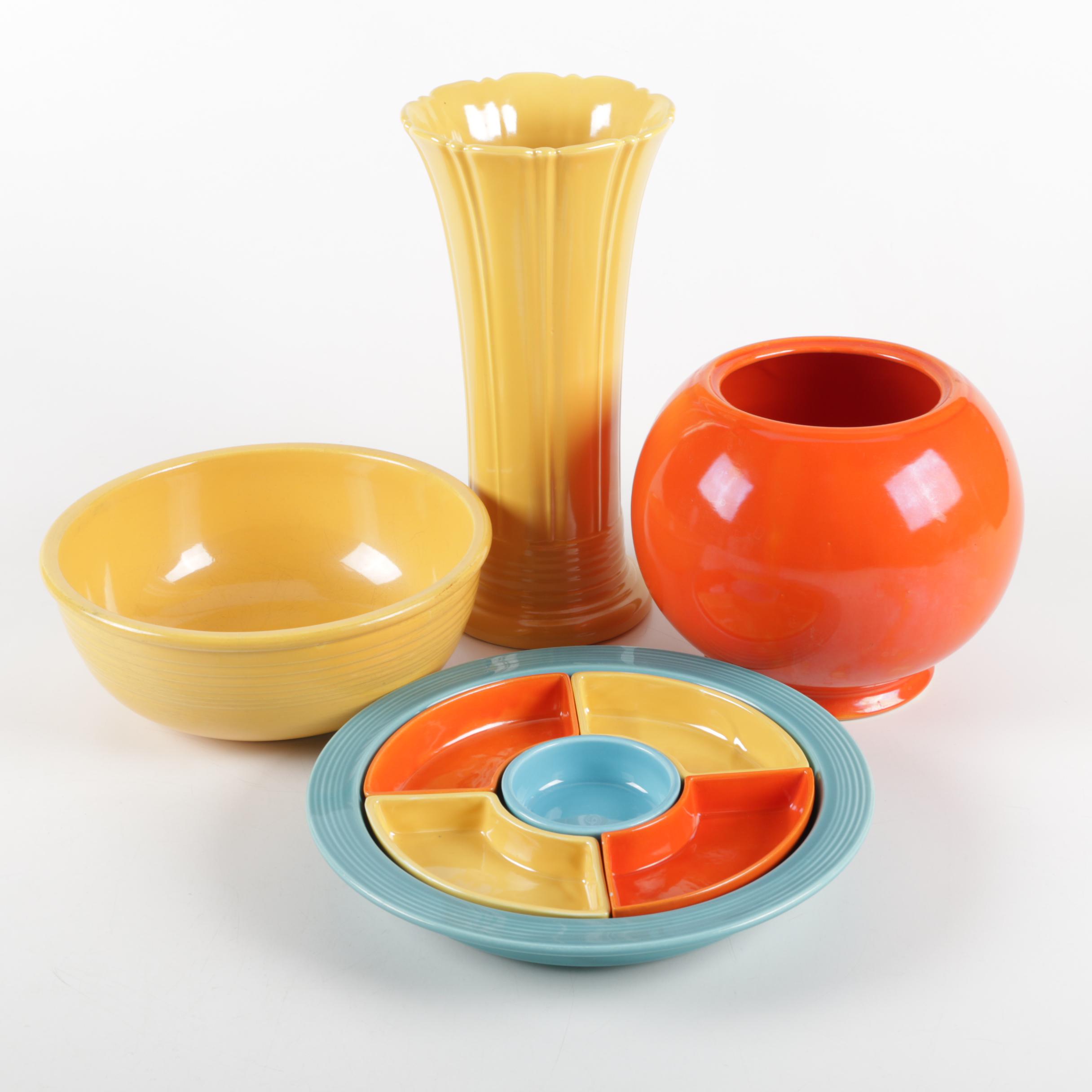 Vintage Homer Laughlin "Fiesta" Decor and Serving Dishes