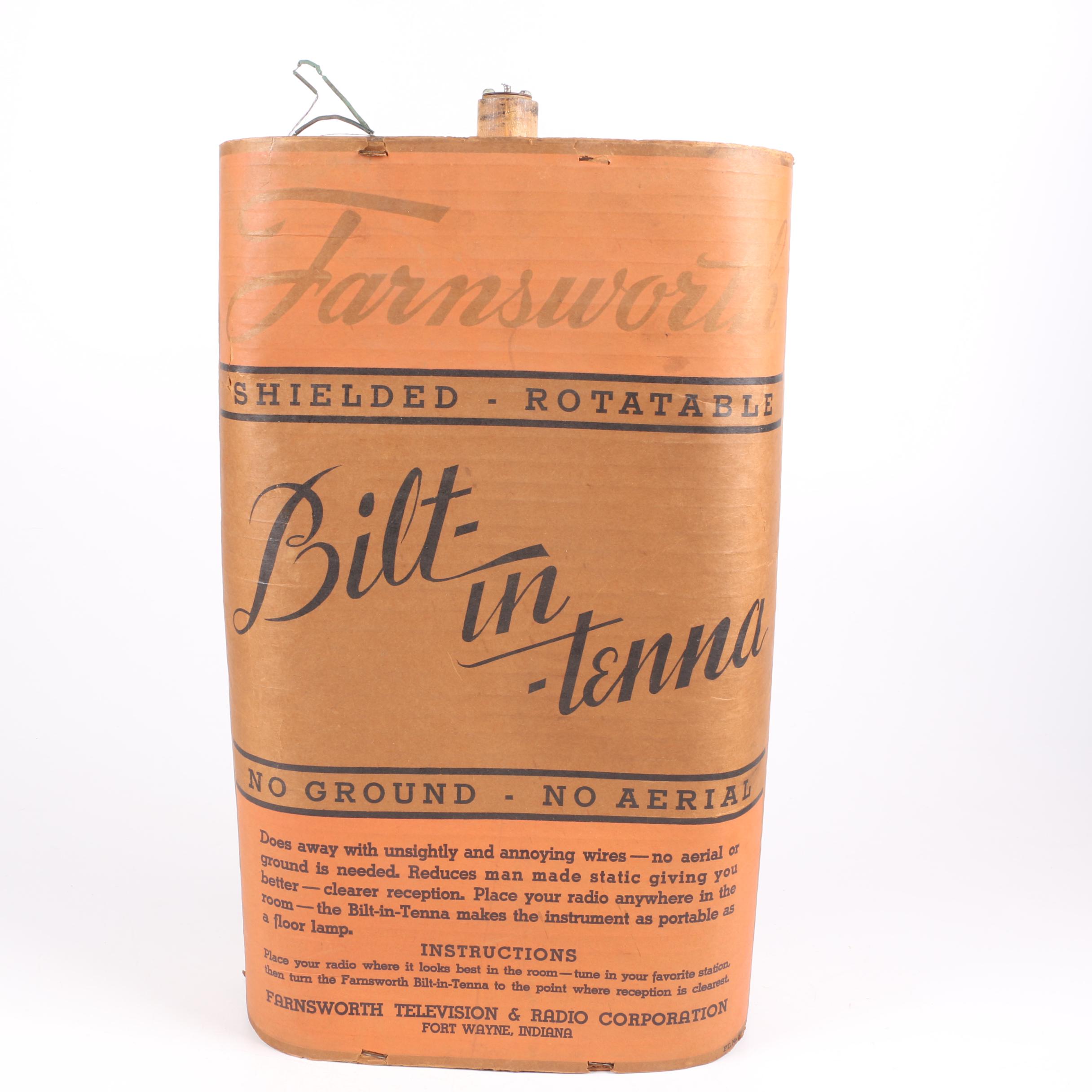 Vintage Farnsworth "Bilt-in-tenna" Radio Antenna