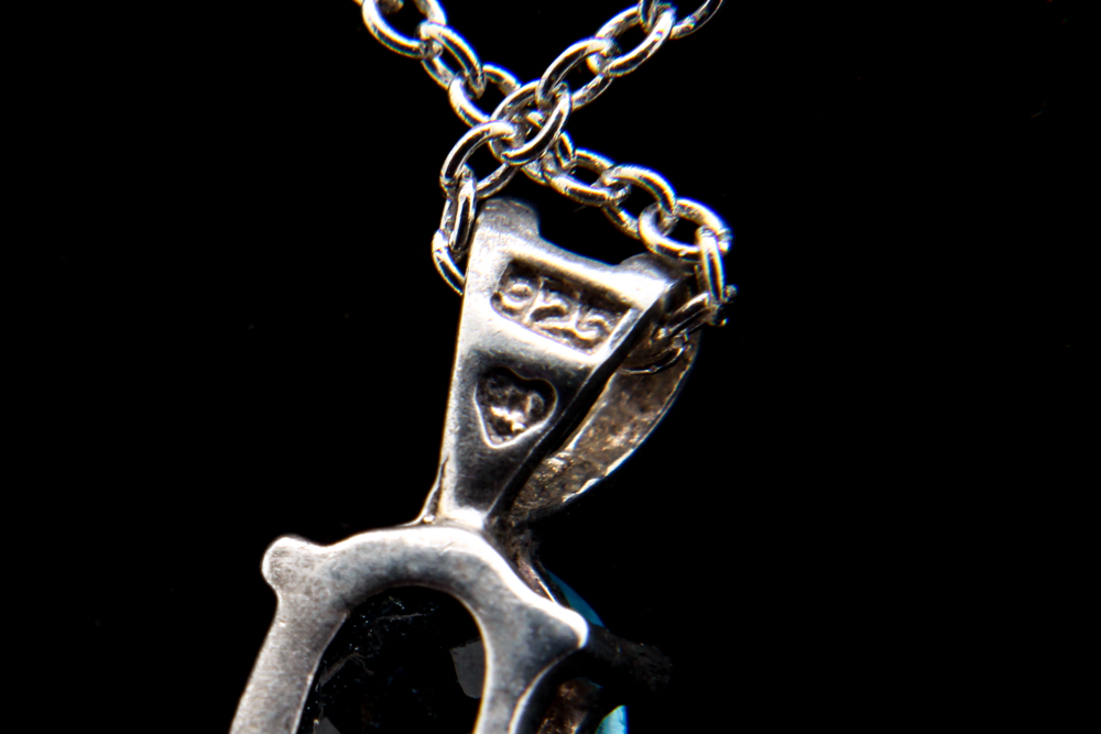 Sterling Silver Demi Parure Necklace and Earrings