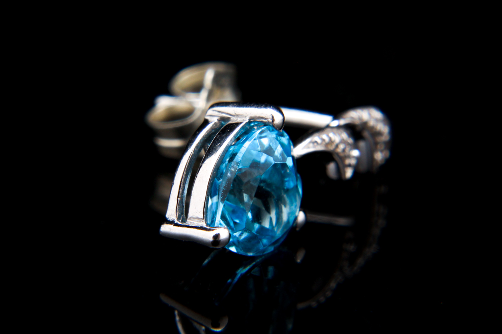 Sterling Silver Demi Parure Necklace and Earrings