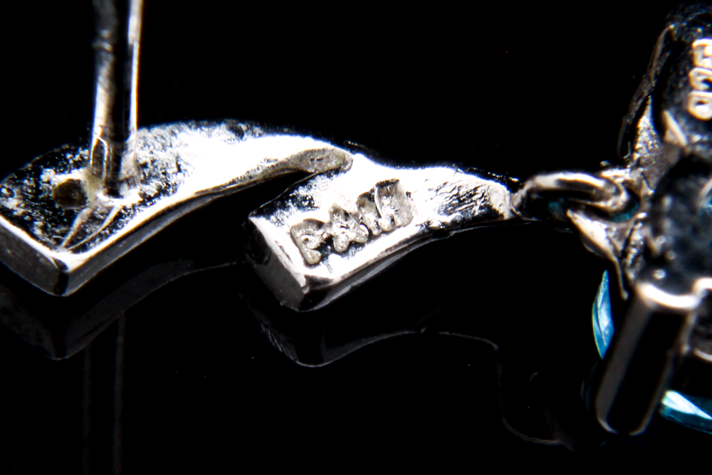 Sterling Silver Demi Parure Necklace and Earrings