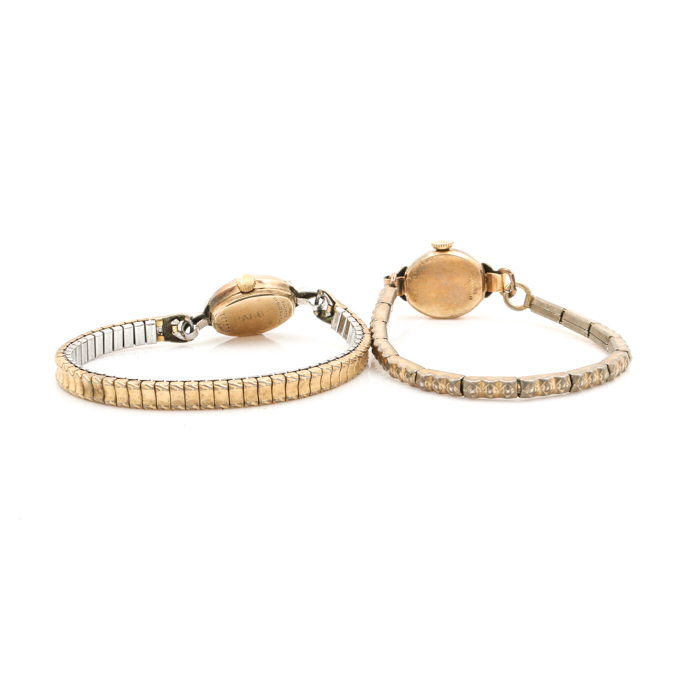 Selection of Bulova 10K Rolled Gold Plate, Diamond and Gold Filled Watches