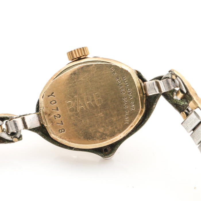 Selection of Bulova 10K Rolled Gold Plate, Diamond and Gold Filled Watches