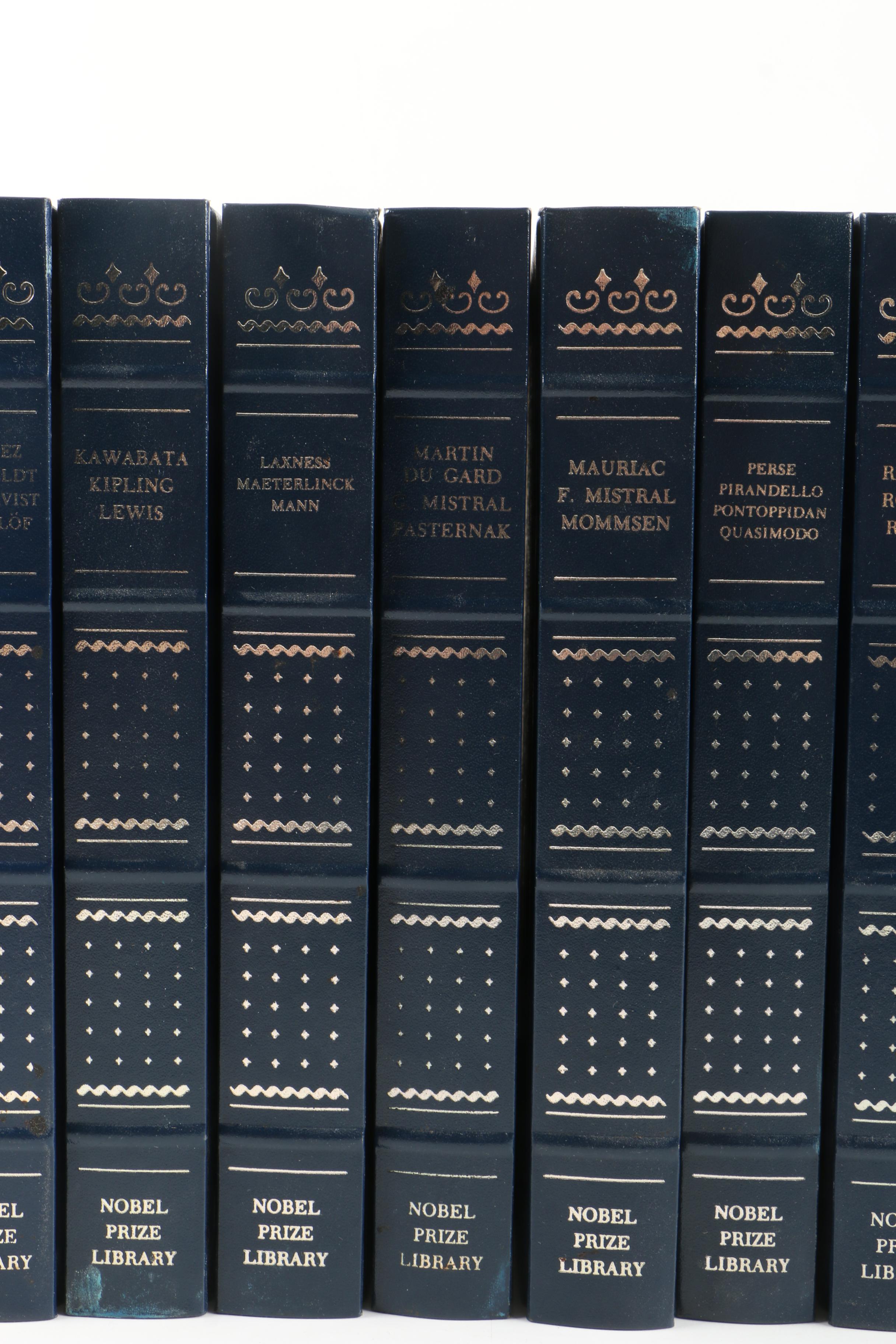 1971 Twenty-Volume "Nobel Prize Library" and Collector's Edition Books