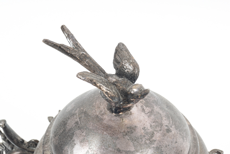 Antique Belmont Aesthetic Movement Silver Plate Spooner