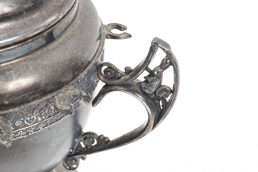 Antique Belmont Aesthetic Movement Silver Plate Spooner