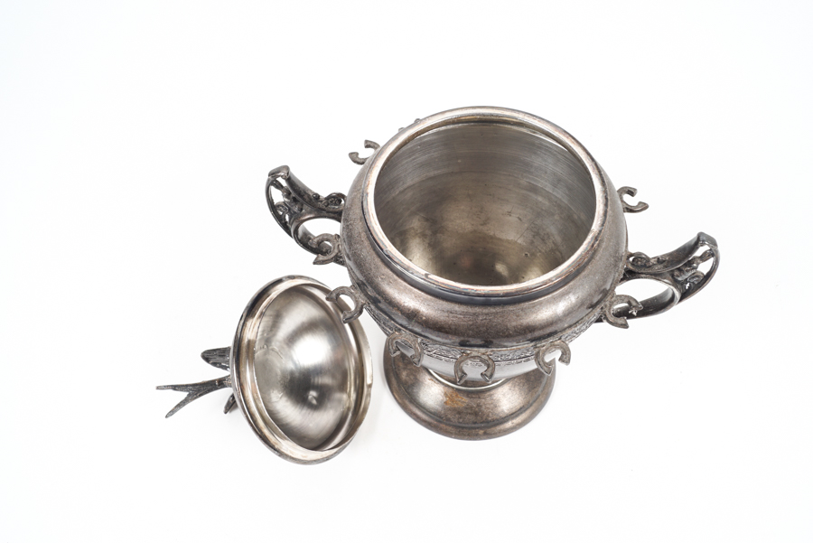 Antique Belmont Aesthetic Movement Silver Plate Spooner