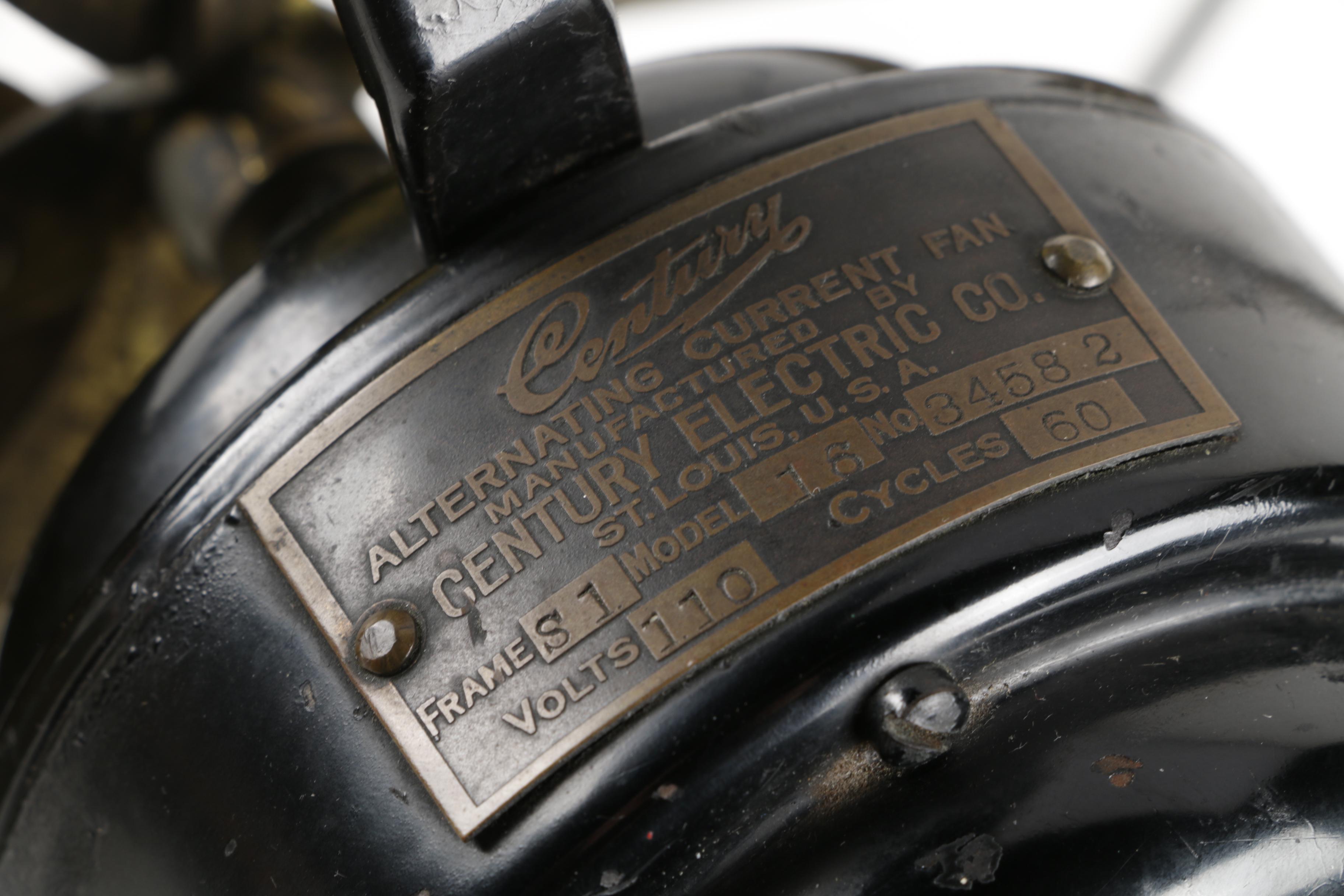 Vintage Century Electric Table Fan