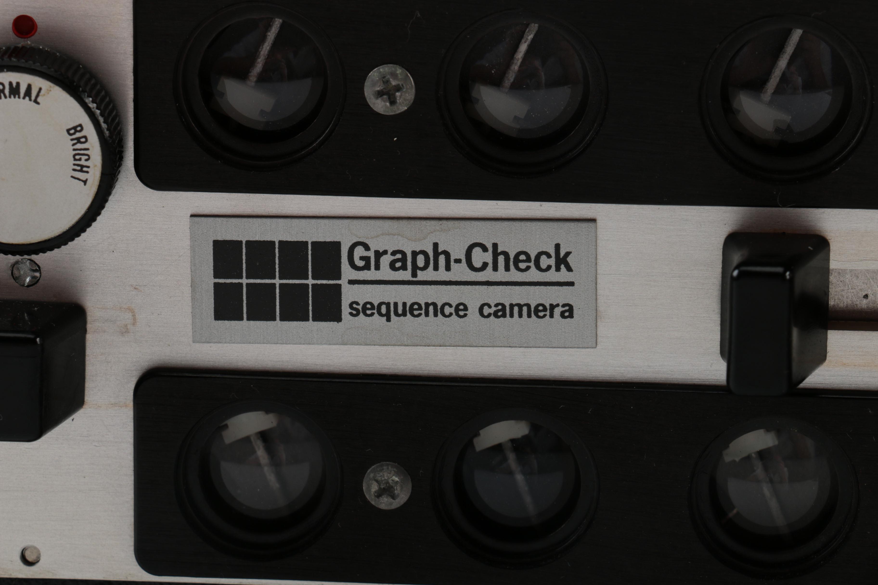 Vintage Polaroid Graph-Check Sequence Camera and Accessories