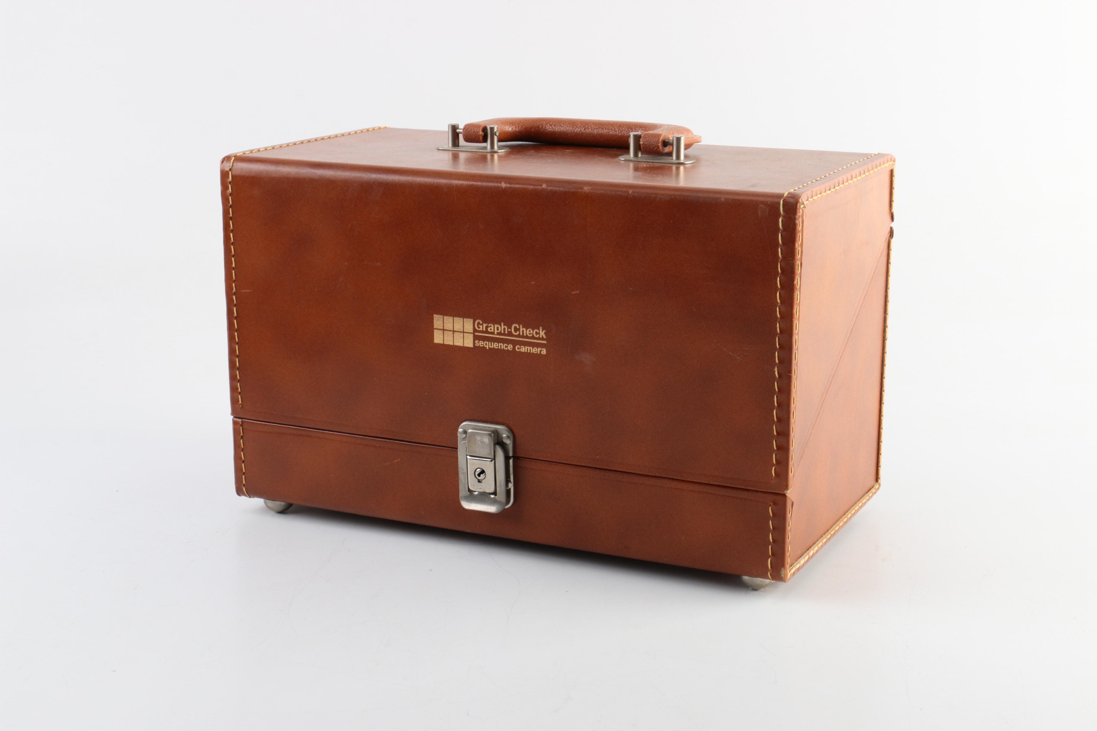 Vintage Polaroid Graph-Check Sequence Camera and Accessories