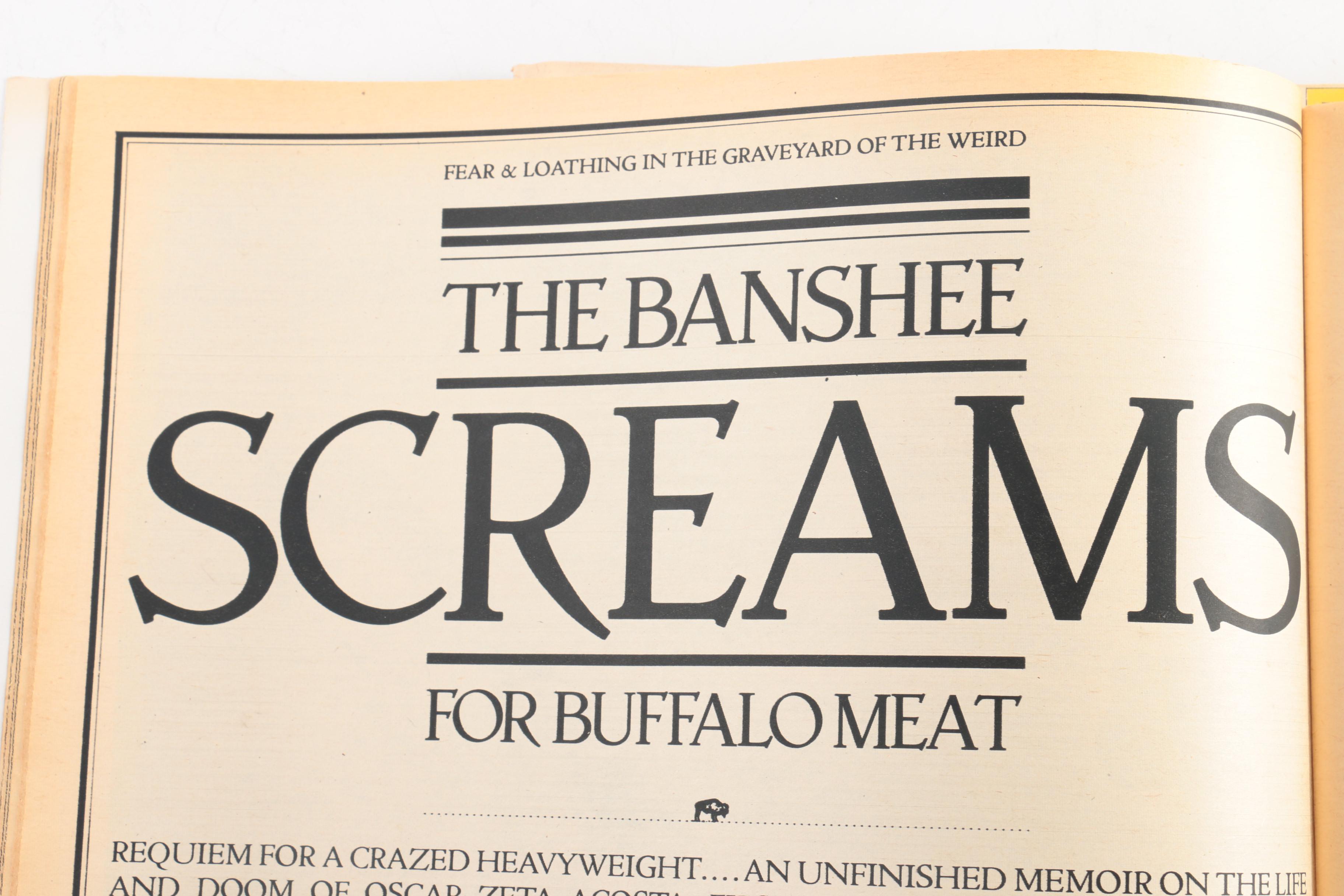 "Rolling Stones Illustrated Record" Assorted Vintage "Rolling Stone" Magazines