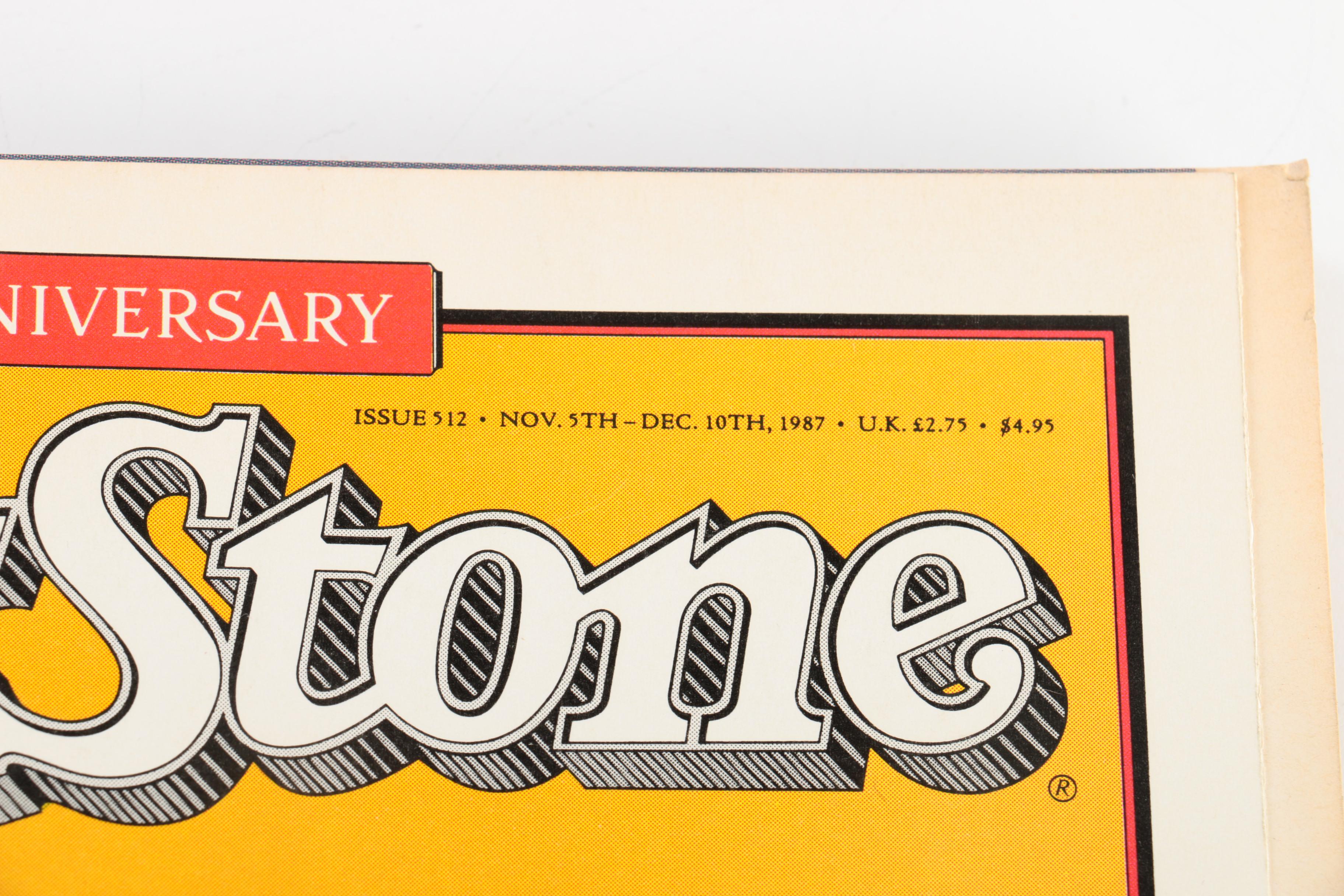 "Rolling Stones Illustrated Record" Assorted Vintage "Rolling Stone" Magazines