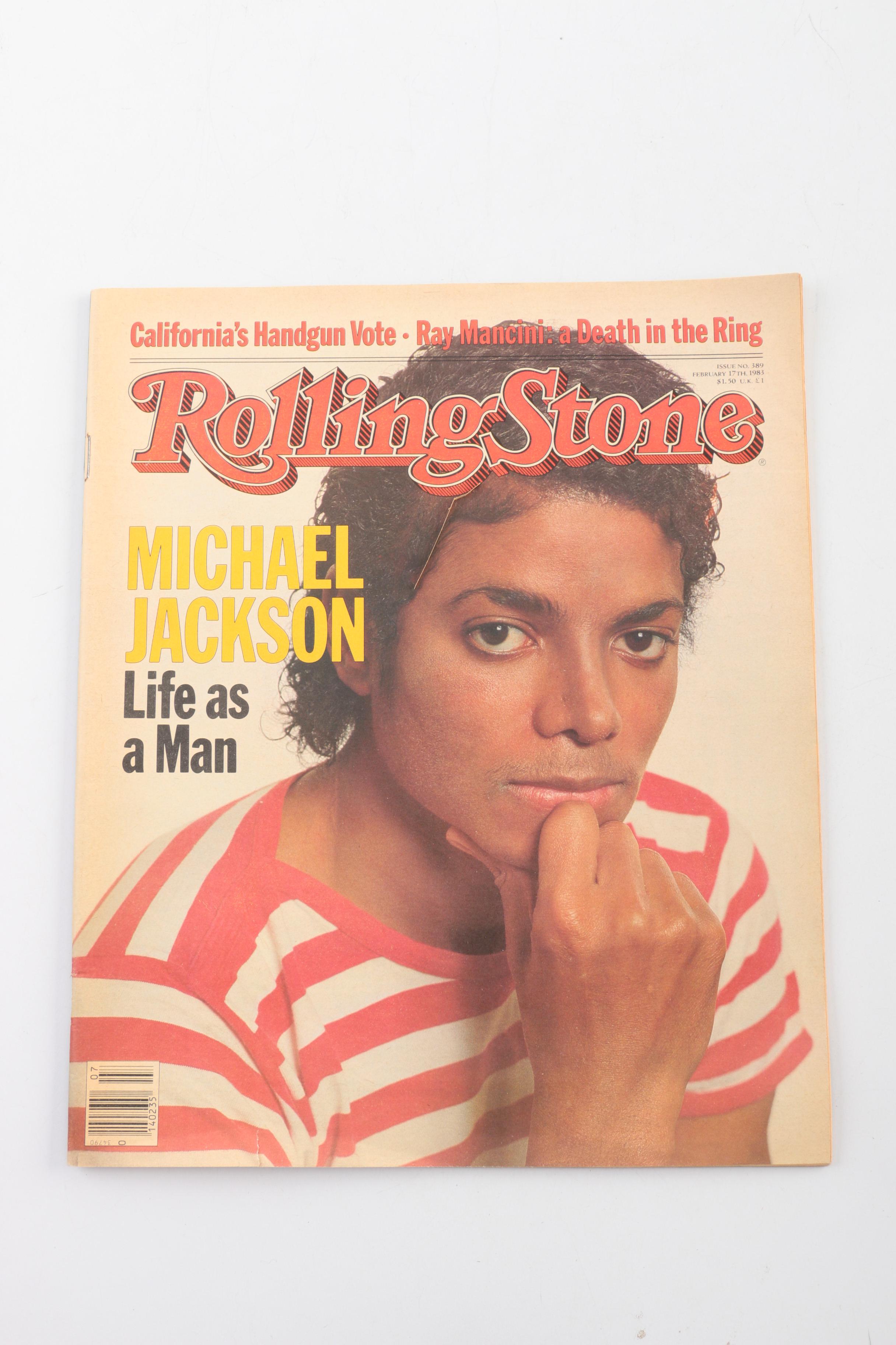 "Rolling Stones Illustrated Record" Assorted Vintage "Rolling Stone" Magazines