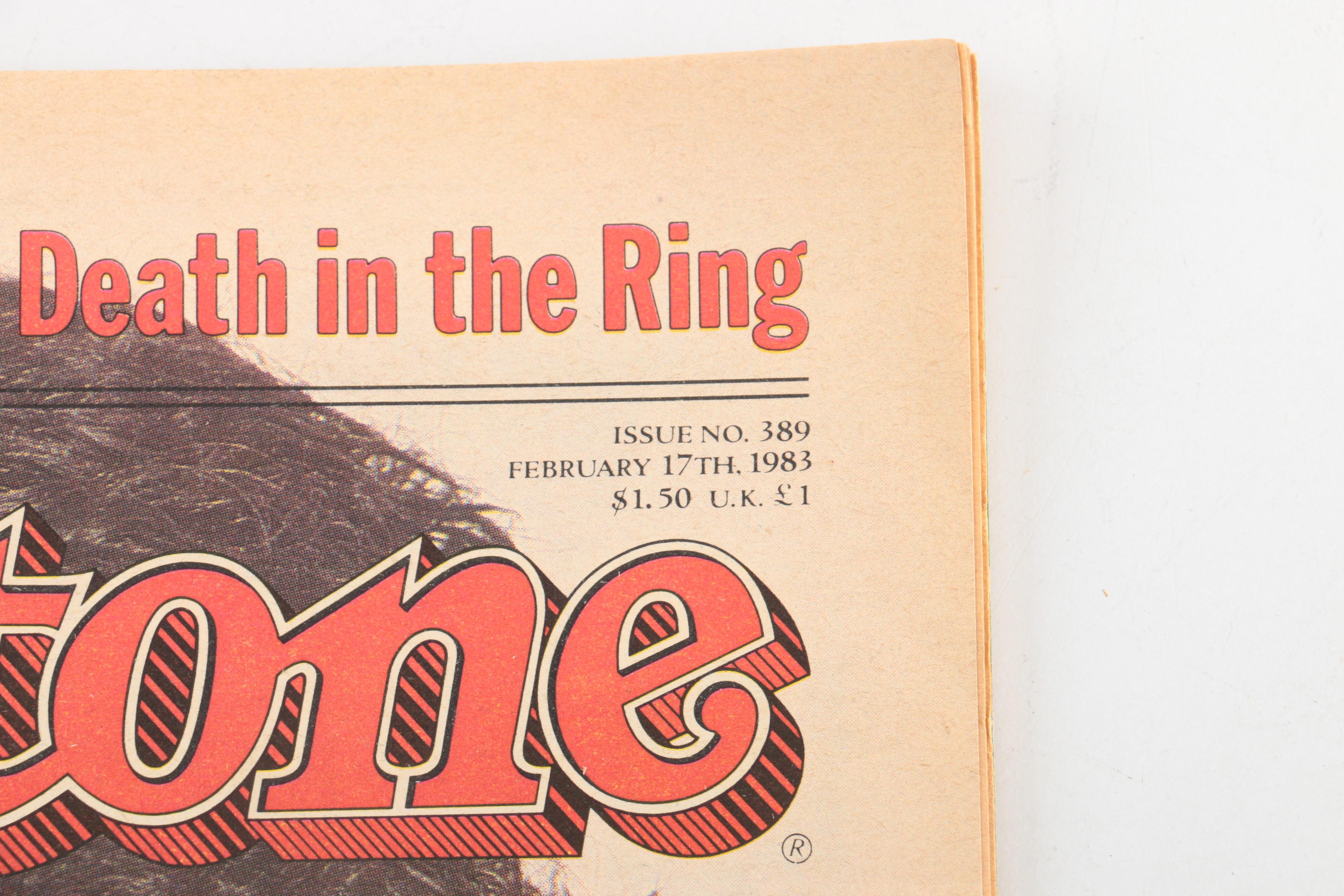 "Rolling Stones Illustrated Record" Assorted Vintage "Rolling Stone" Magazines