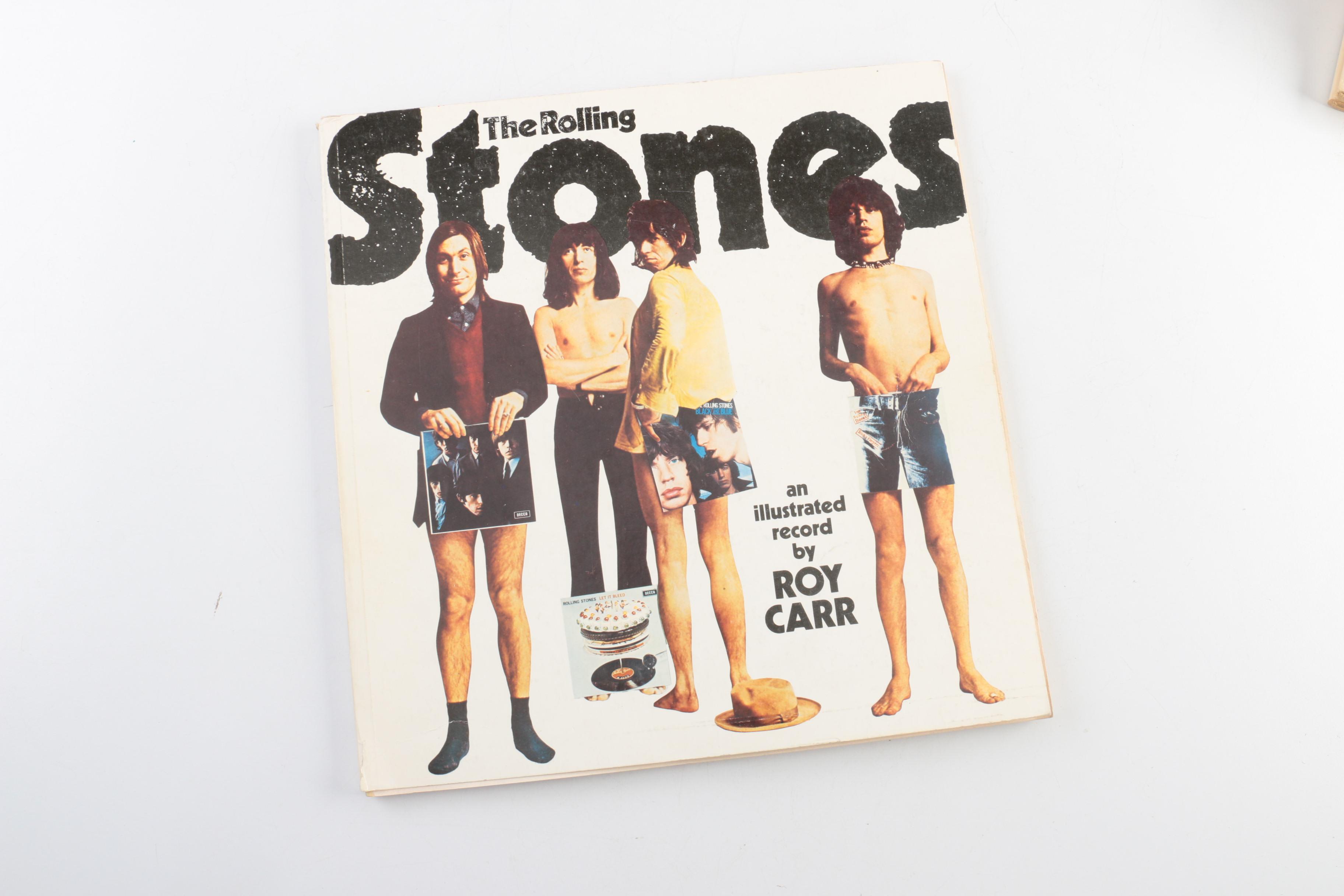 "Rolling Stones Illustrated Record" Assorted Vintage "Rolling Stone" Magazines
