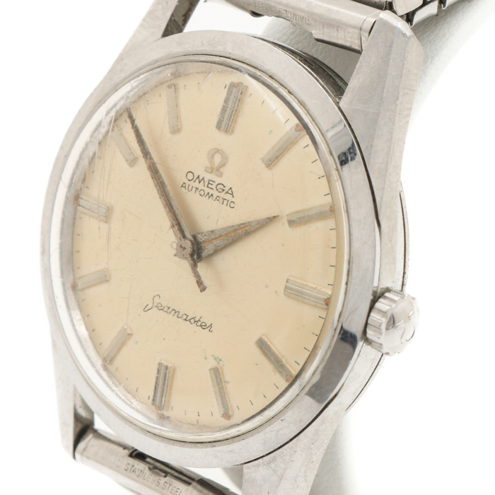 Omega Automatic Seamaster Stainless Steel Expansion Link Watch