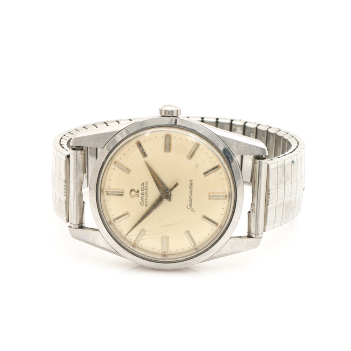 Omega Automatic Seamaster Stainless Steel Expansion Link Watch