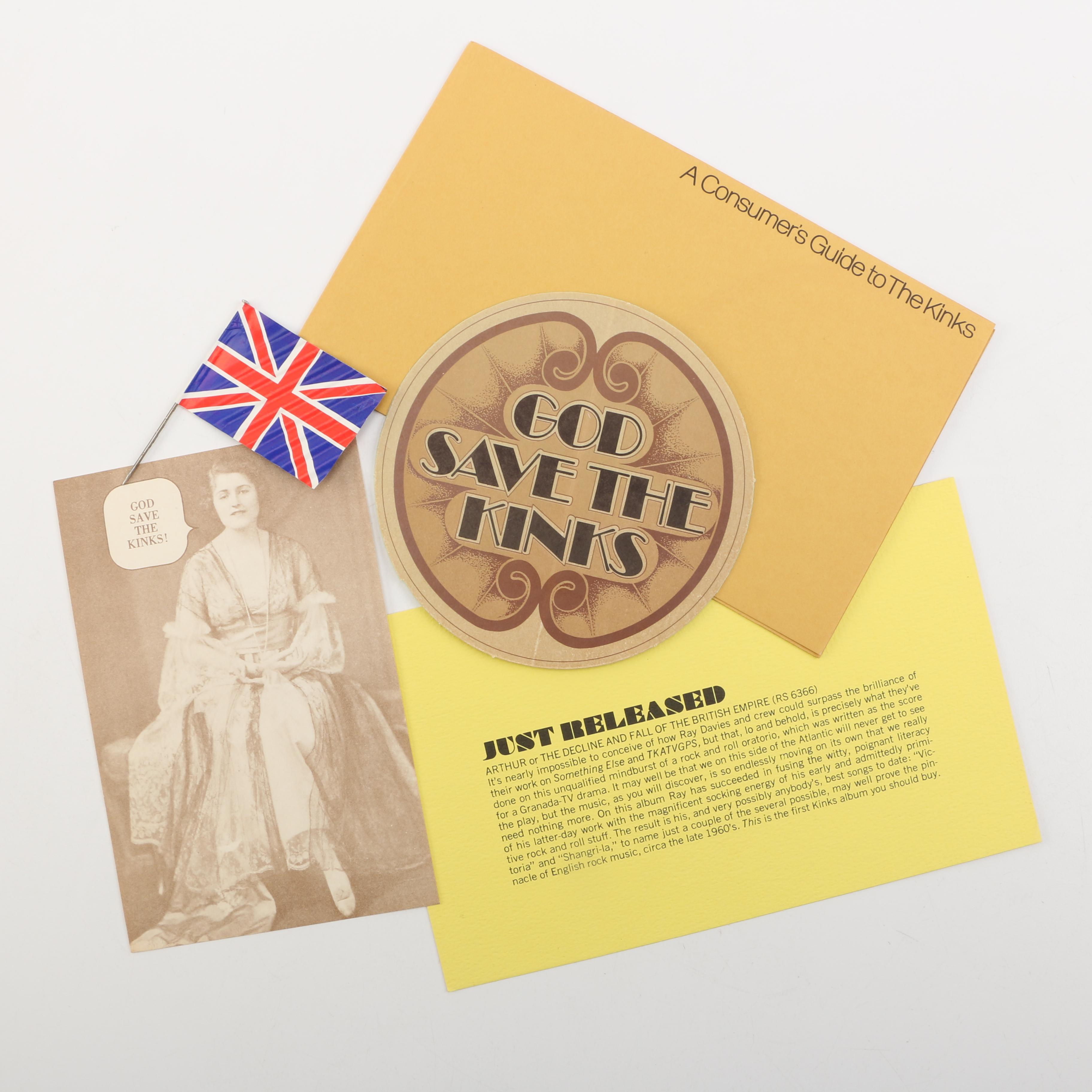 "God Save the Kinks" Rare 1969 Promotional LP Box Set