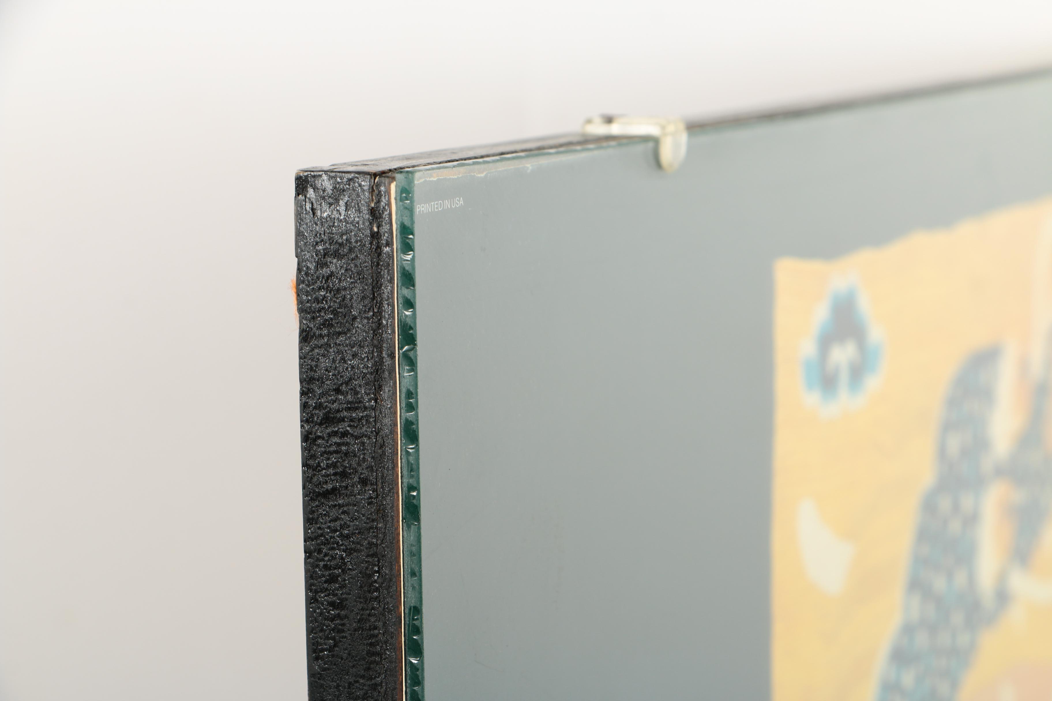 Offset Lithograph Poster "Chinese Pillar Carpet"