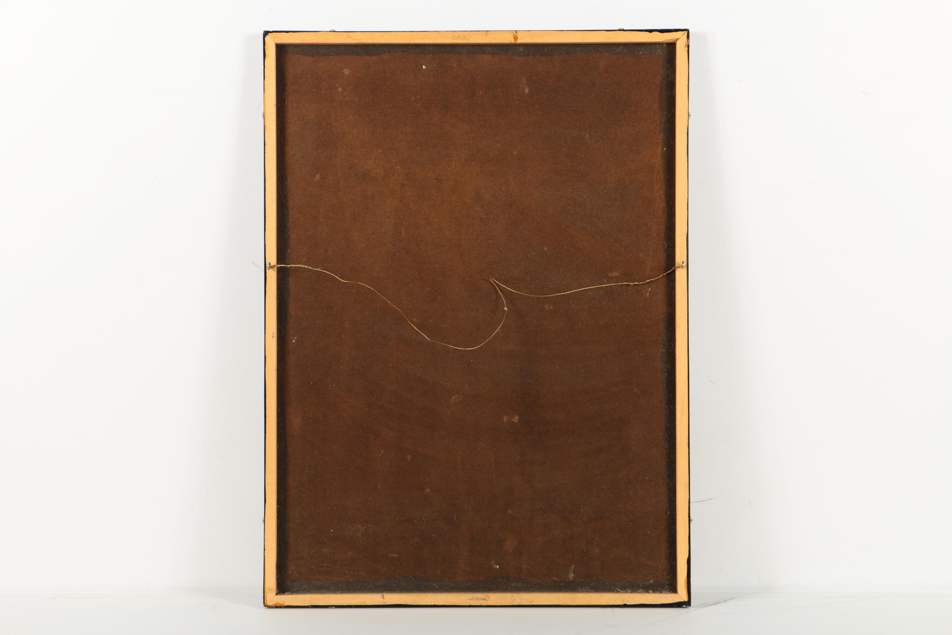 Offset Lithograph Poster "Chinese Pillar Carpet"