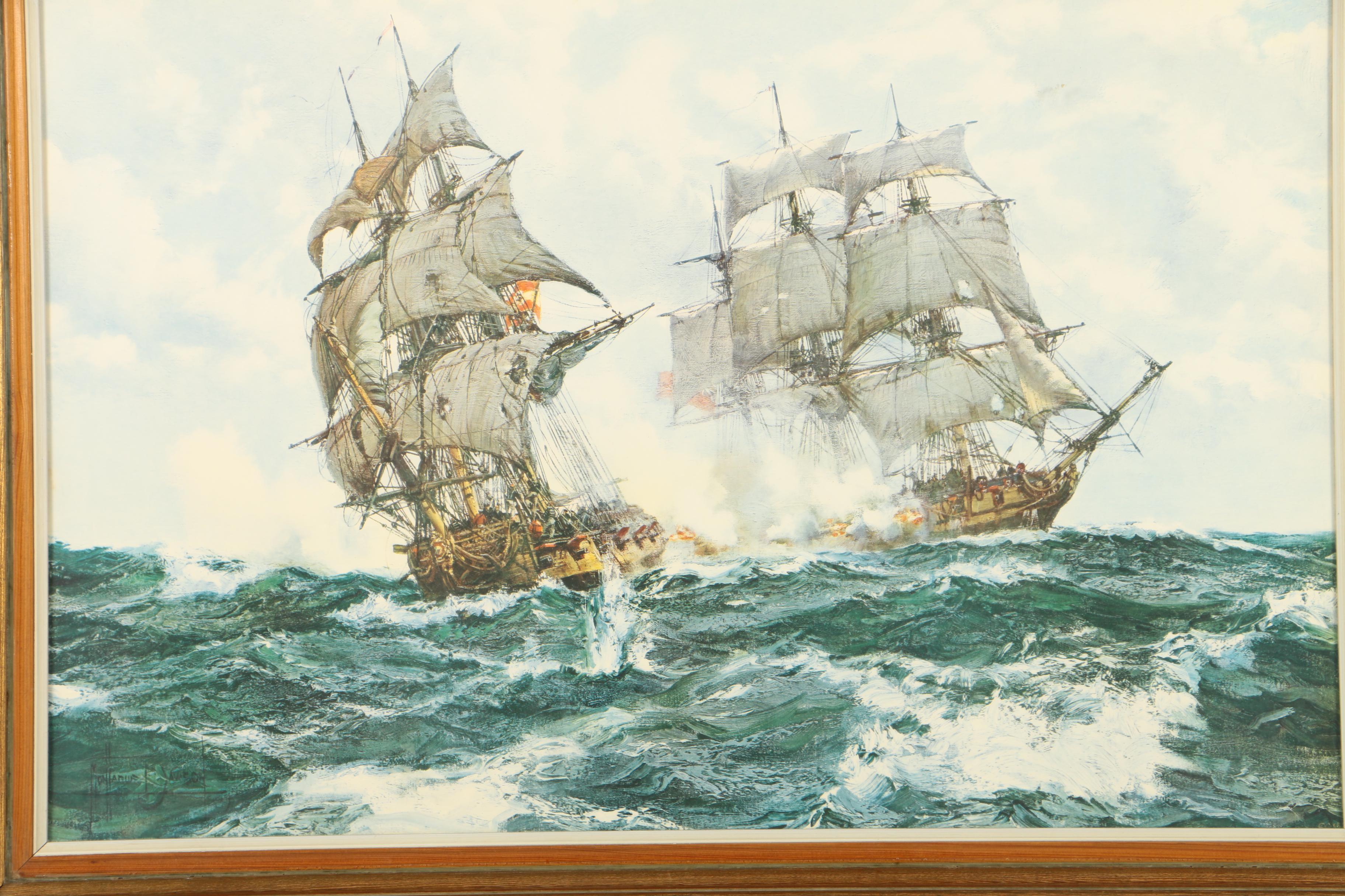 Giclee Print After Montague Dawson "The Days of Adventure"