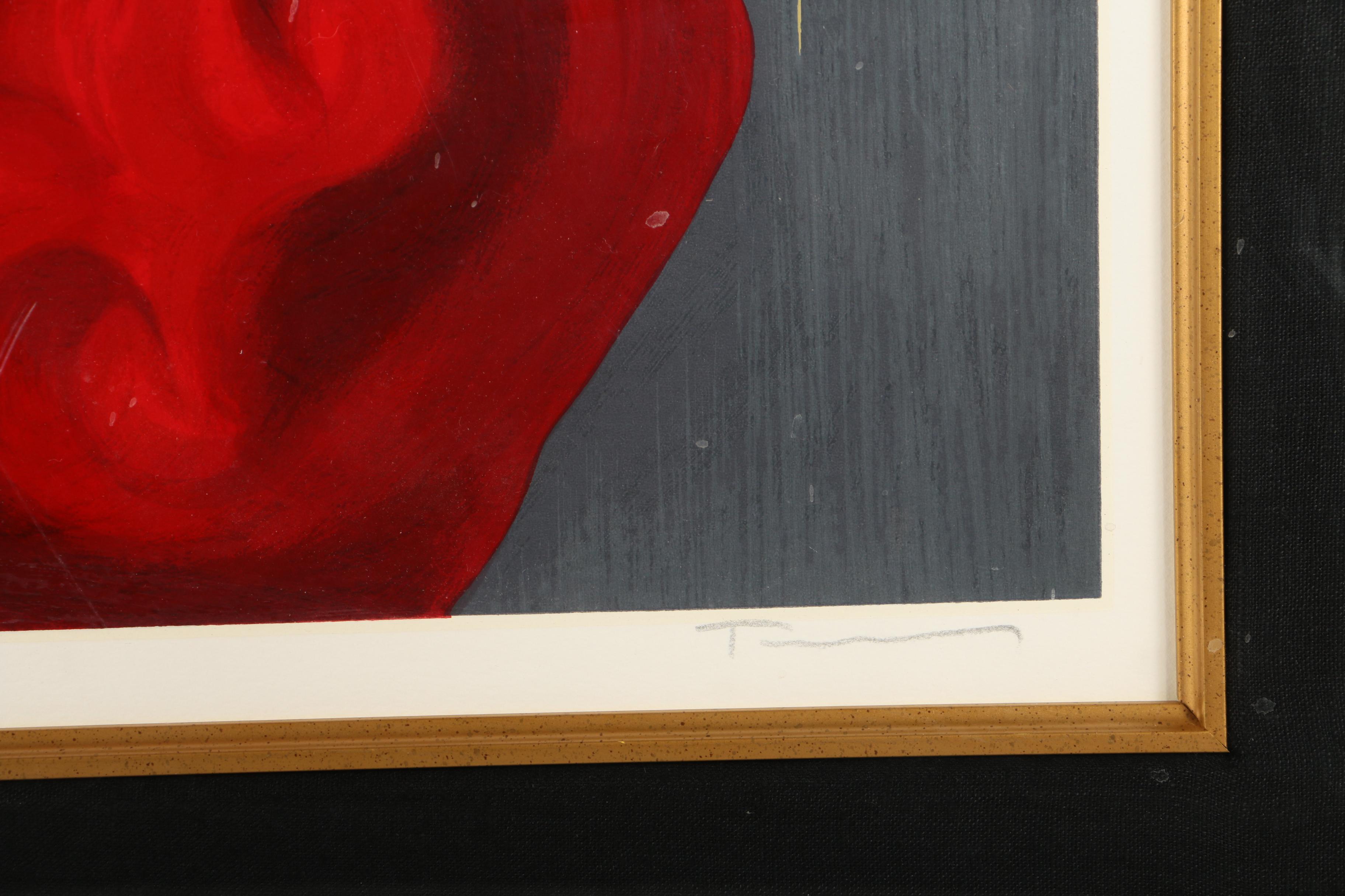 Itzchak Tarkay Artist's Proof Serigraph "Private Chat II"