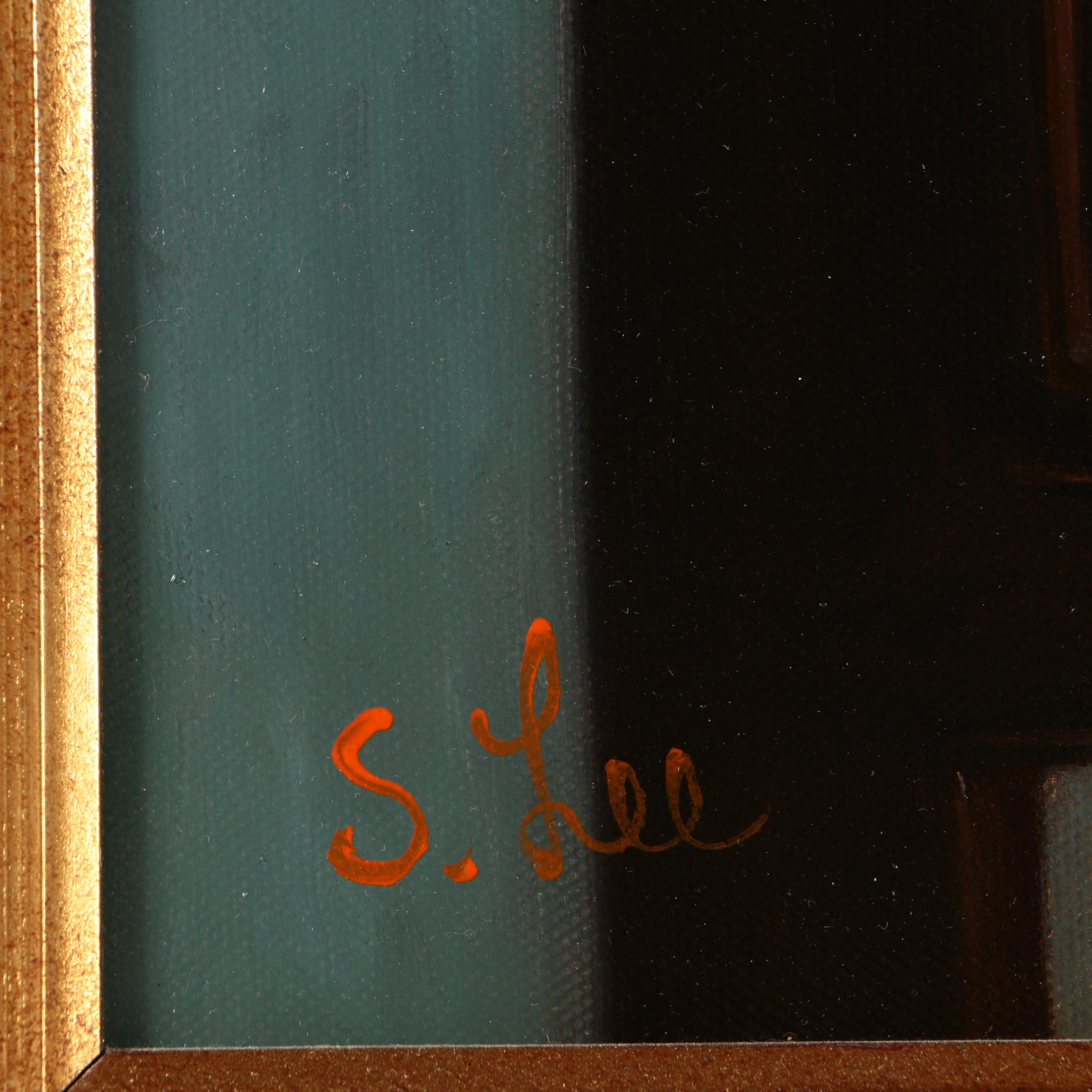 S.H. Lee Oil Painting on Canvas "Contemporary Still Life II"