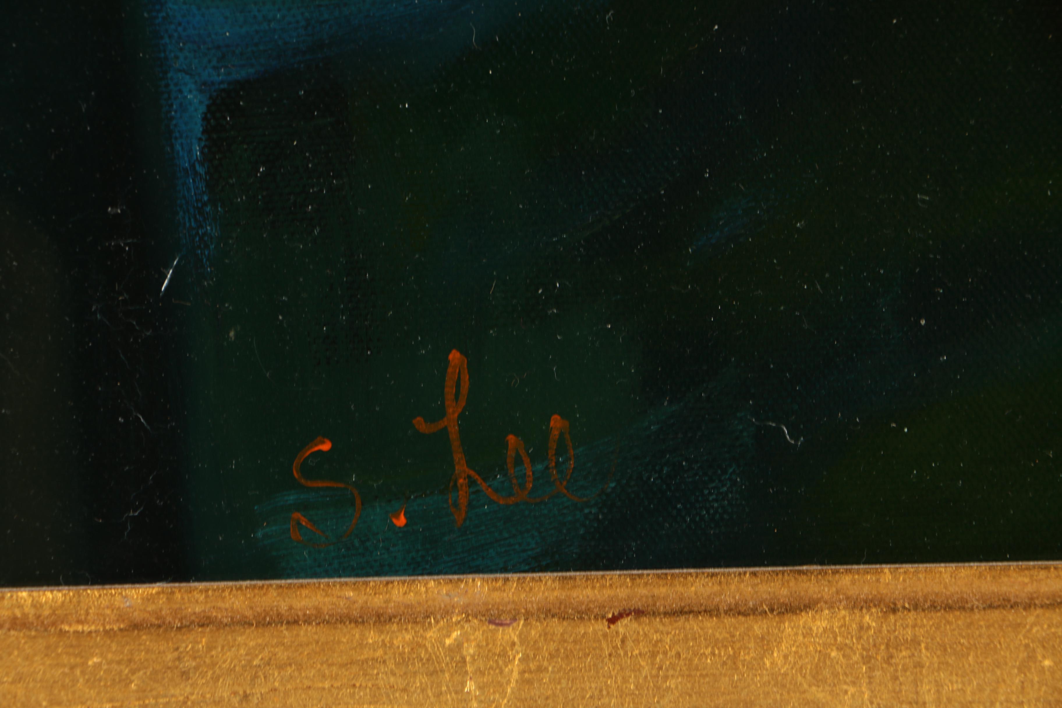 S. Lee Oil Painting of a Still Life