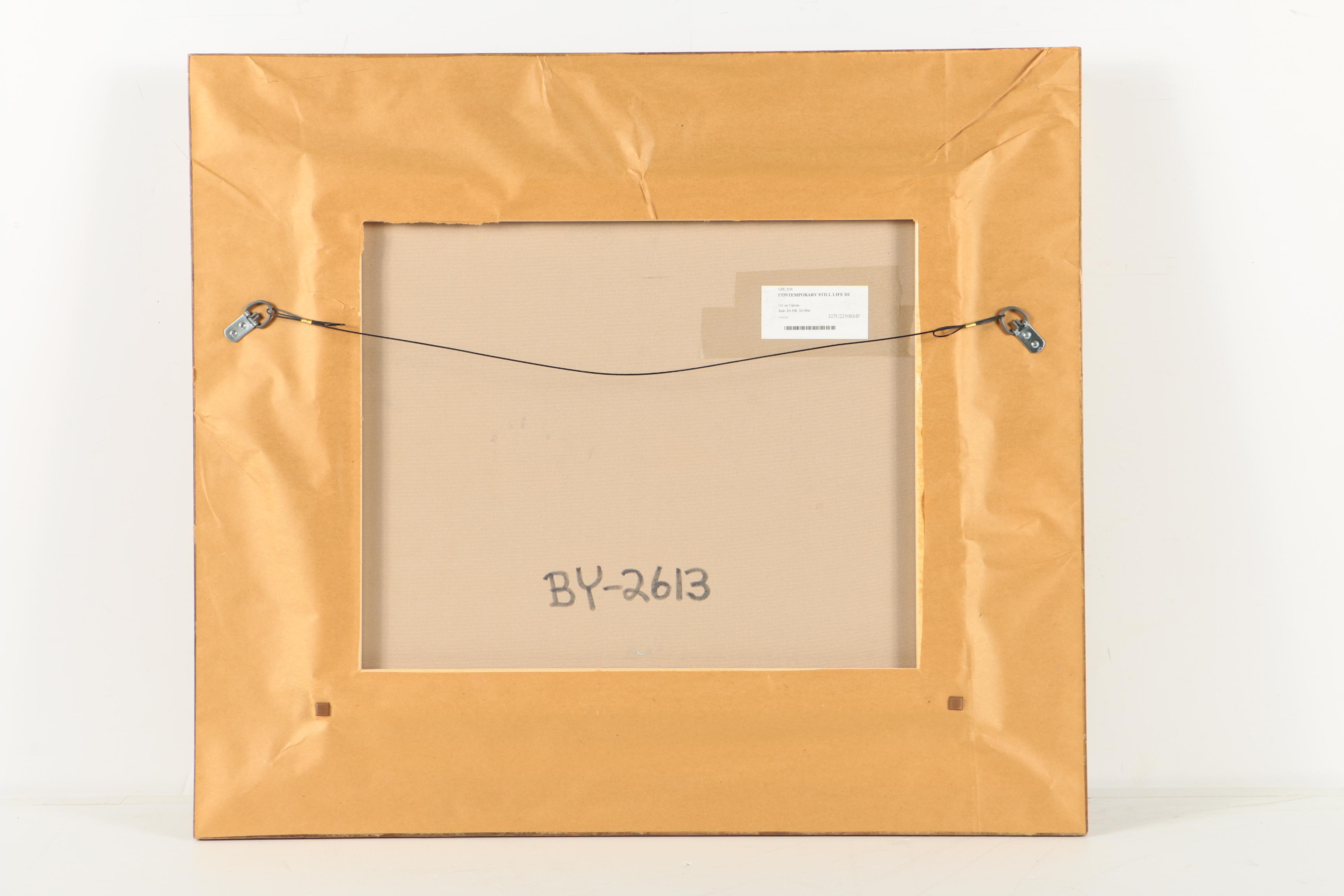 S. Lee Oil Painting of a Still Life