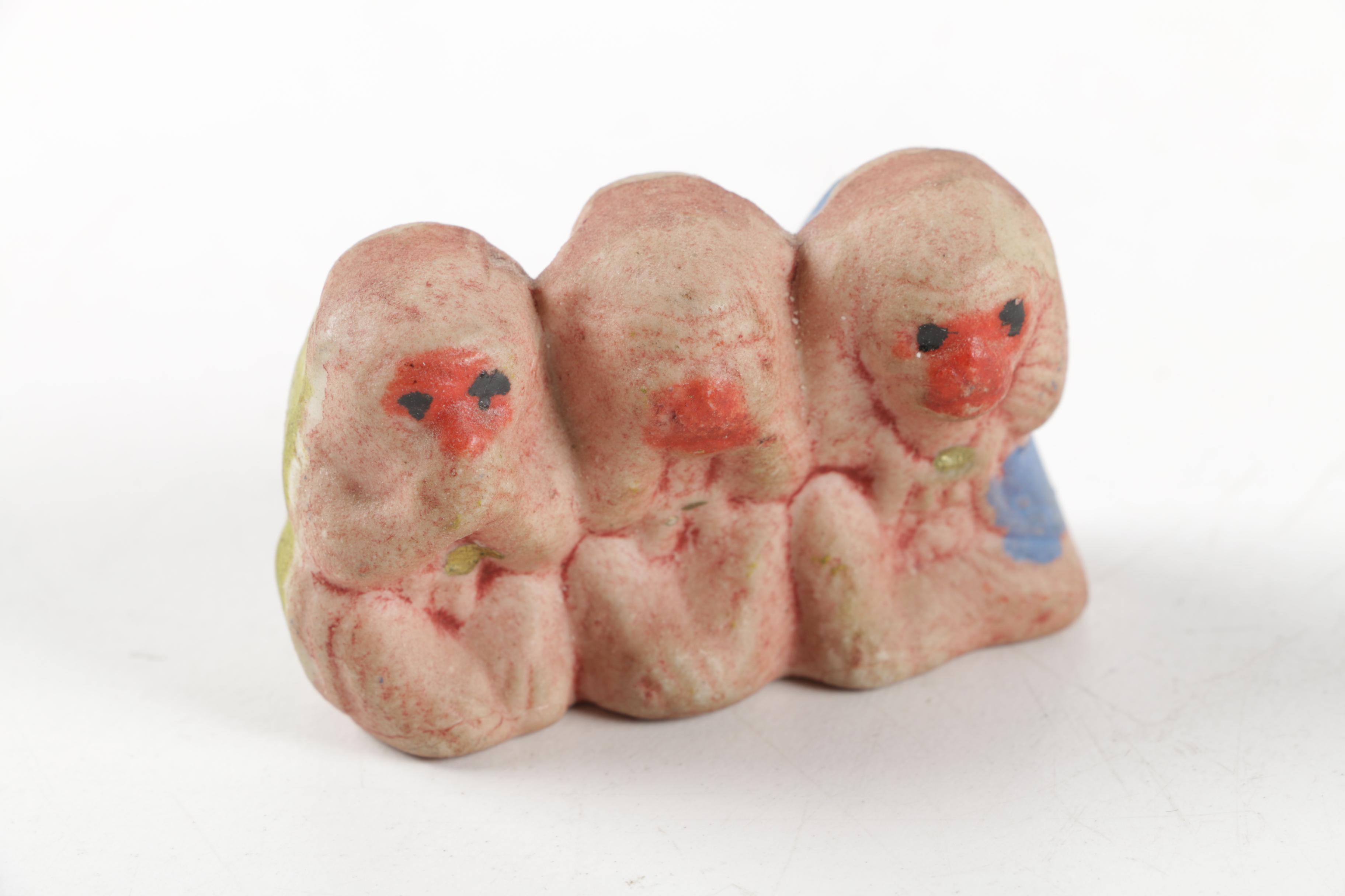 Vintage Japanese Porcelain Plum Wine Decanter