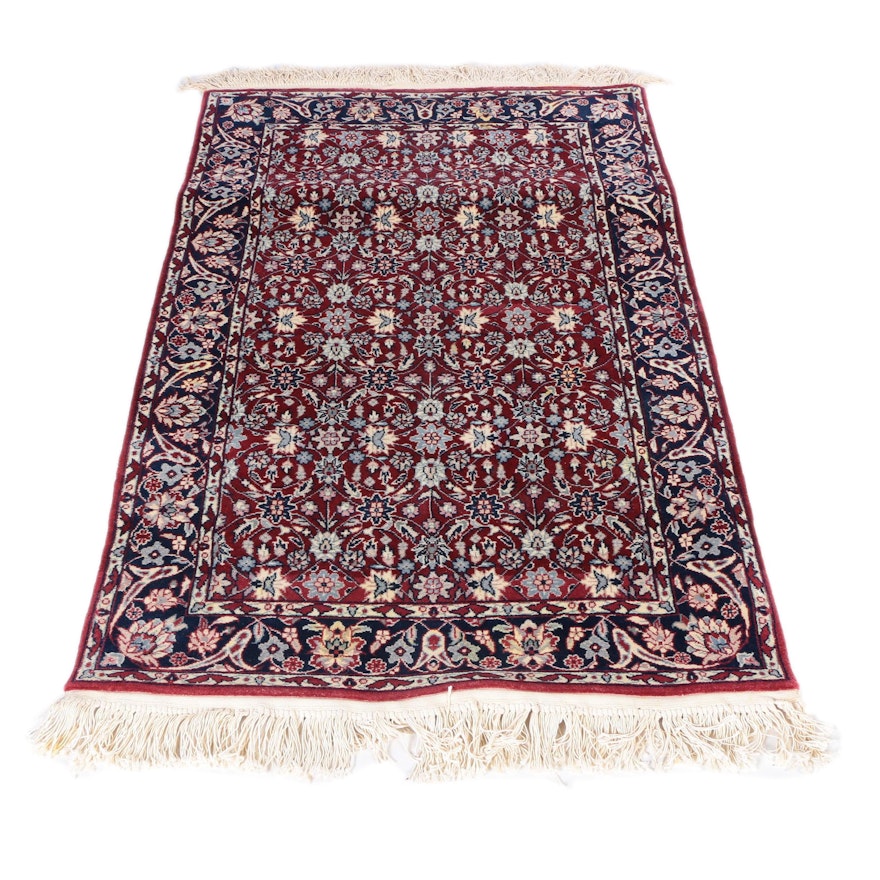 Hand-Knotted Chinese Persian Style Wool Area Rug