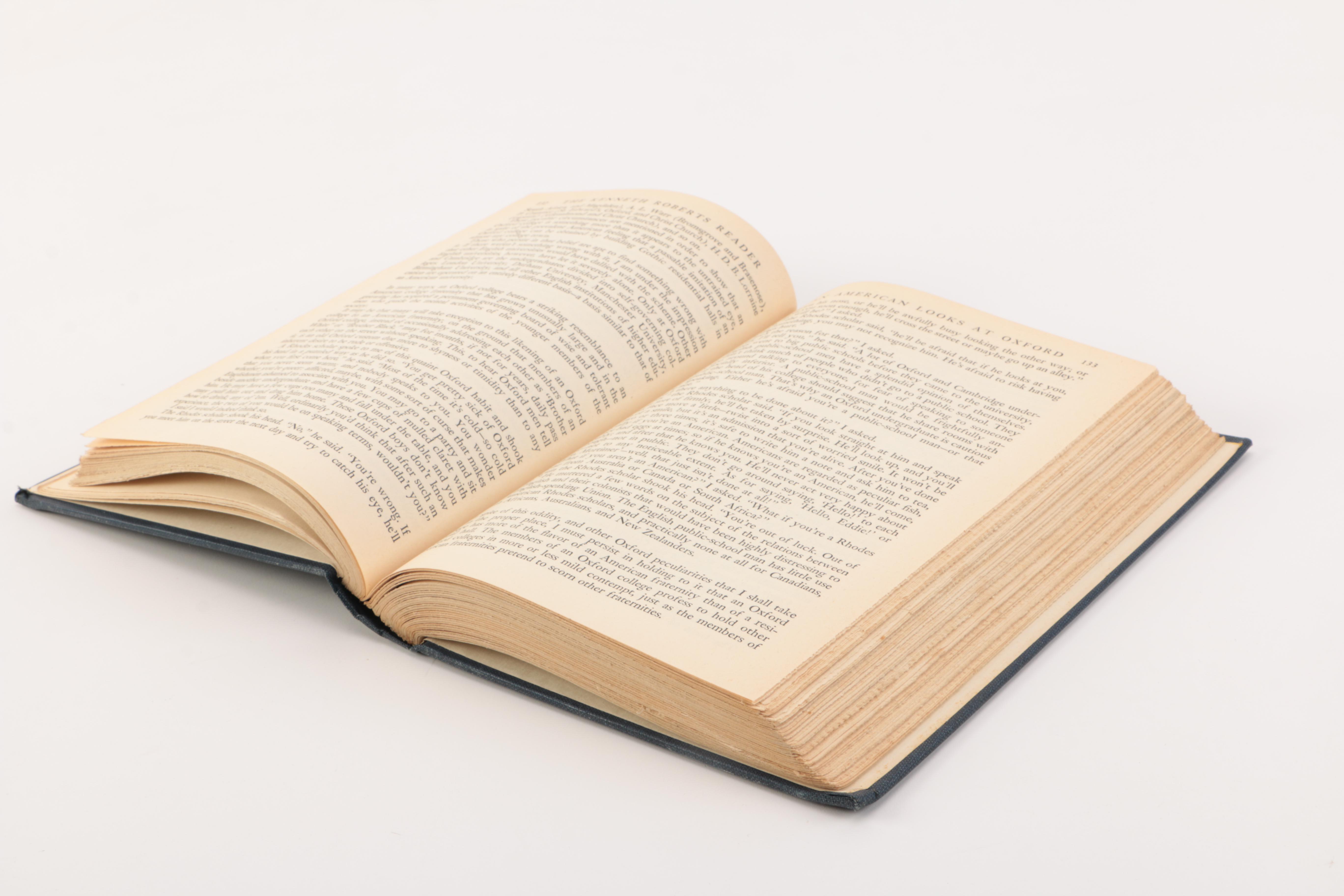 1956 "Arundel" and 1945 "The Kenneth Roberts Reader"