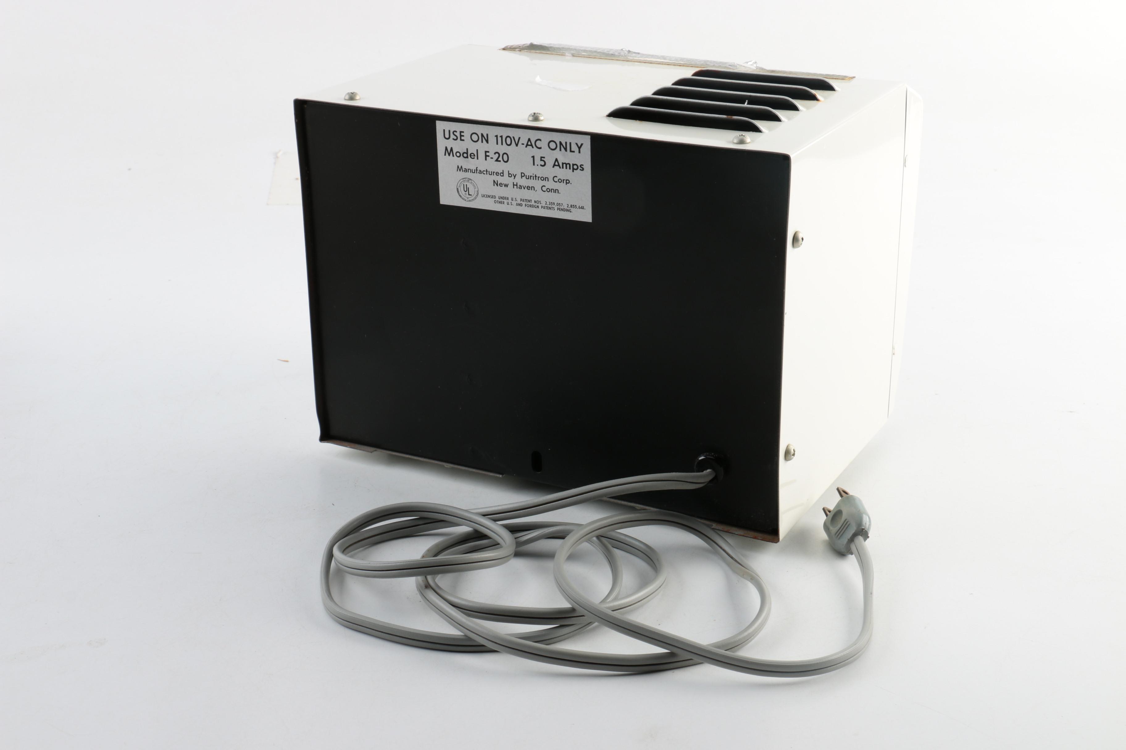 Decosonic ProLock Vacuum Sealer and Puritron F-20 Air Cleaner