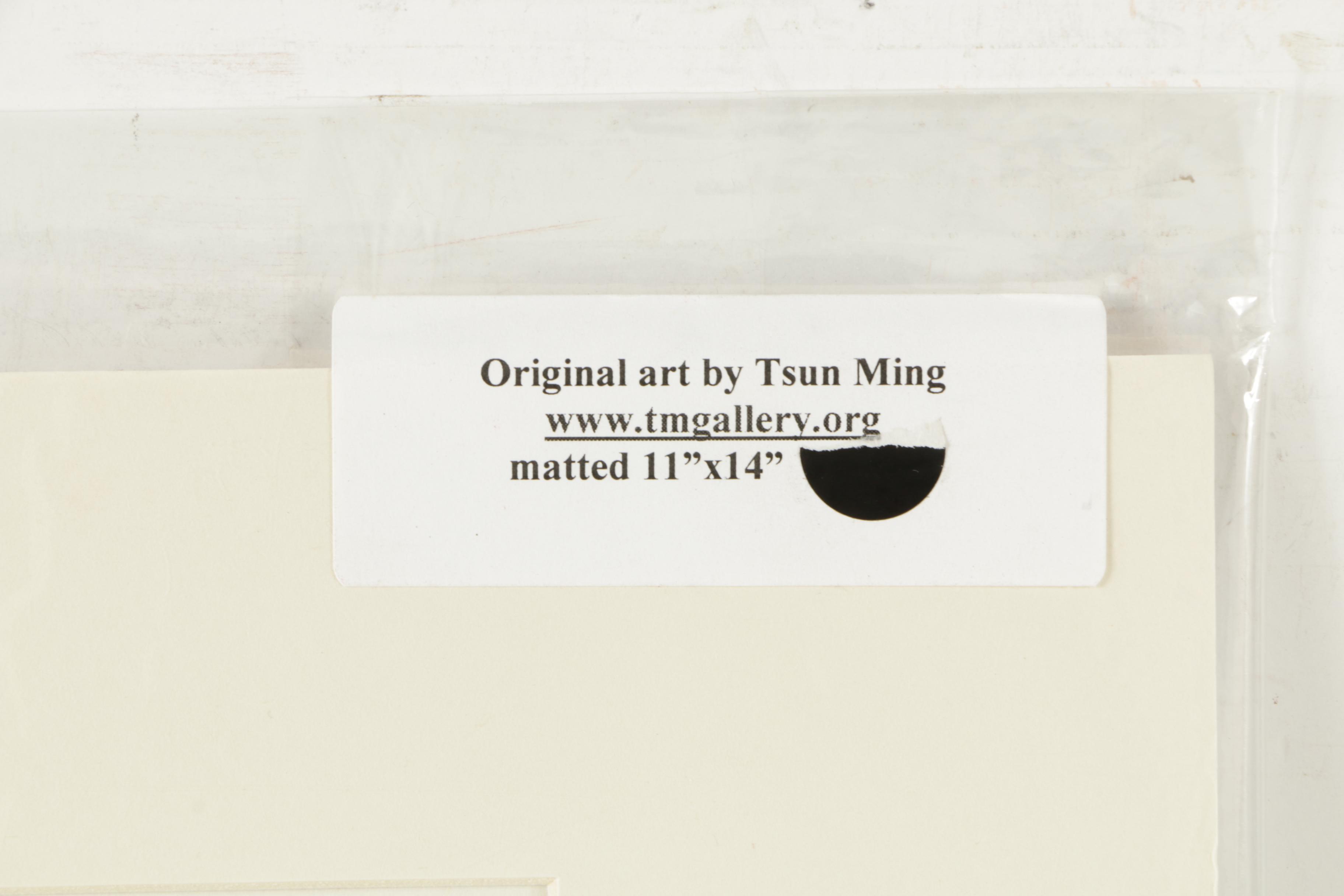 Tsun Ming Chmielinksi Sumi-e Ink Painting of Horse