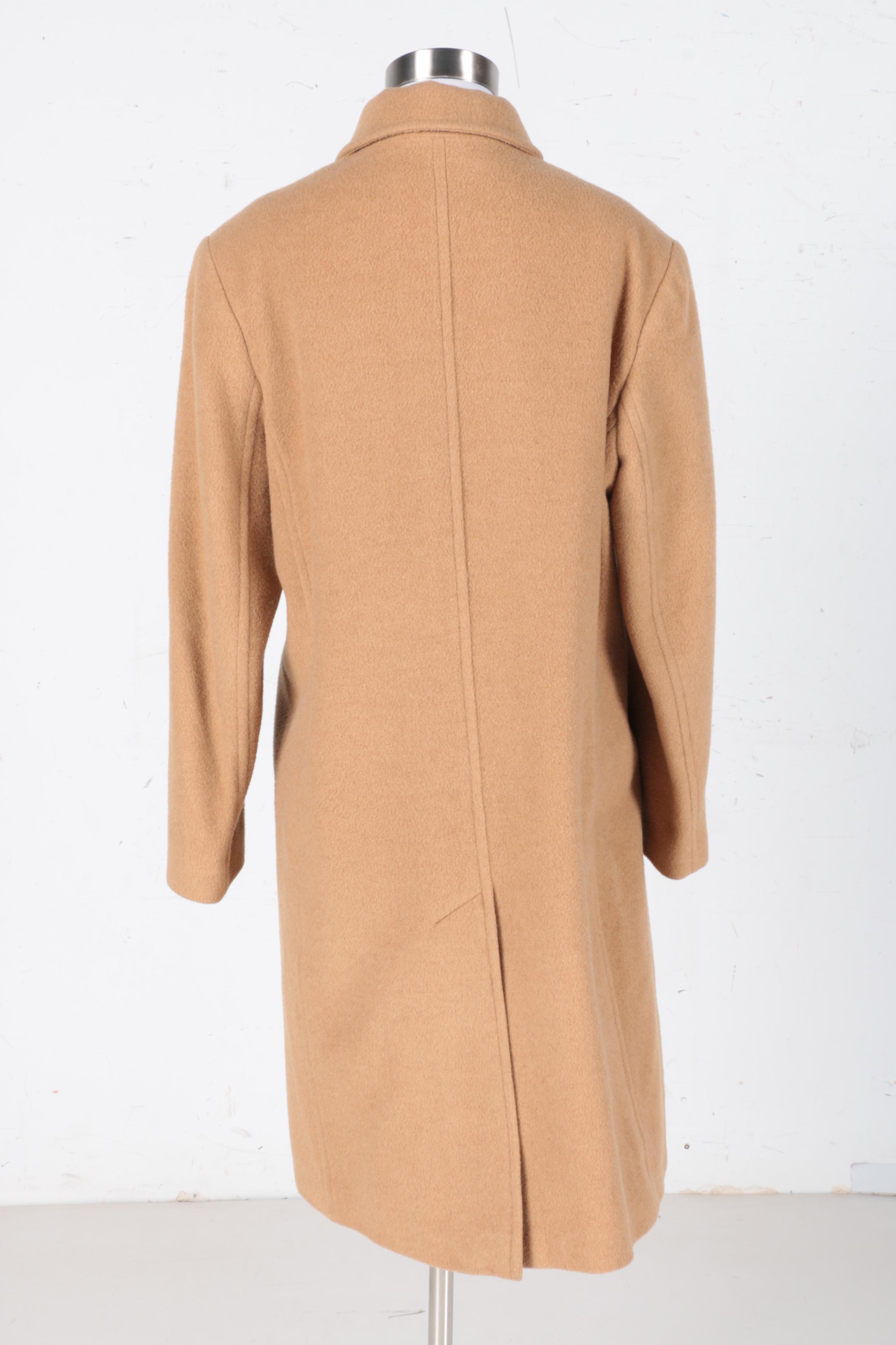Bill Blass 100% Camel Hair Coat for Women