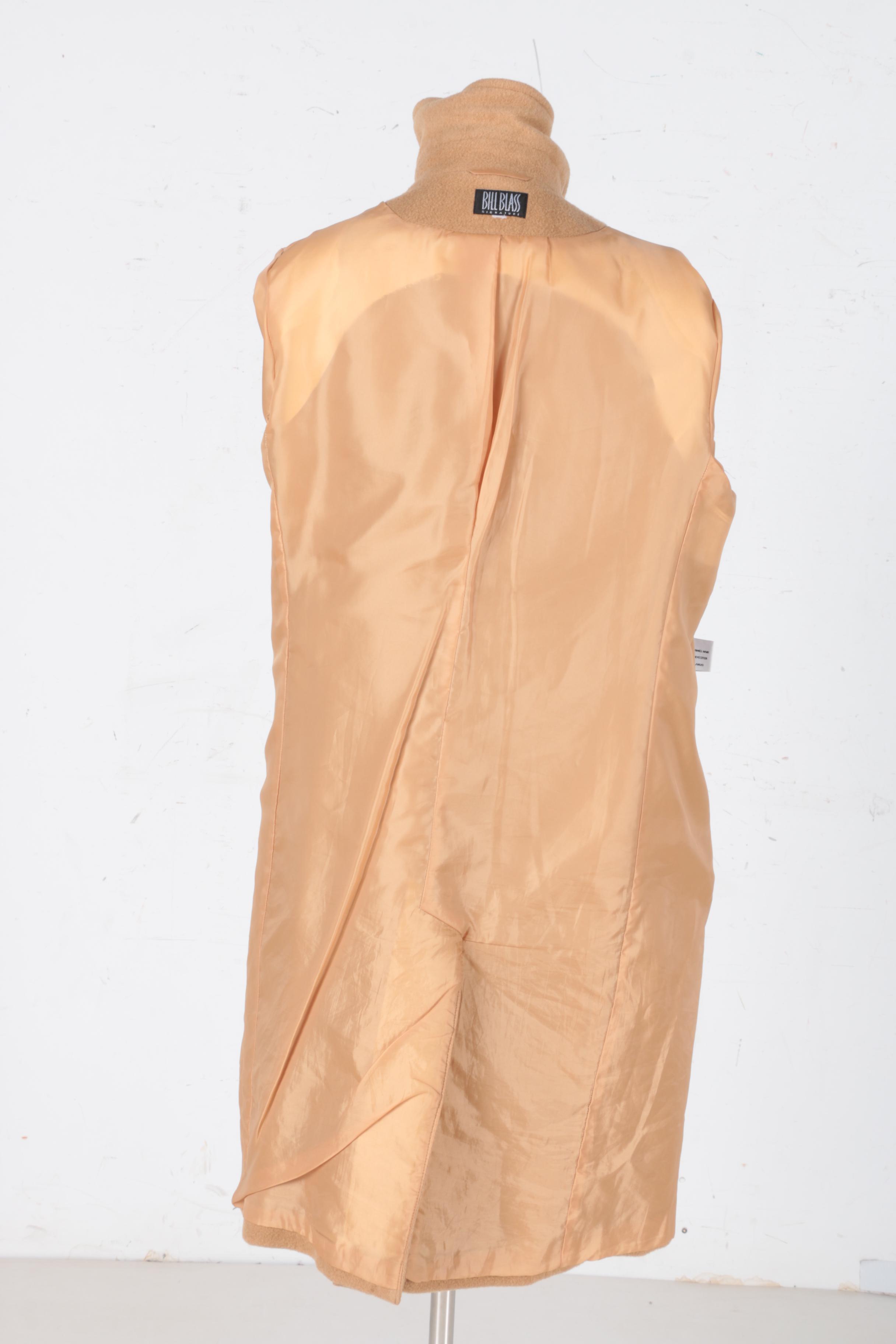 Bill Blass 100% Camel Hair Coat for Women