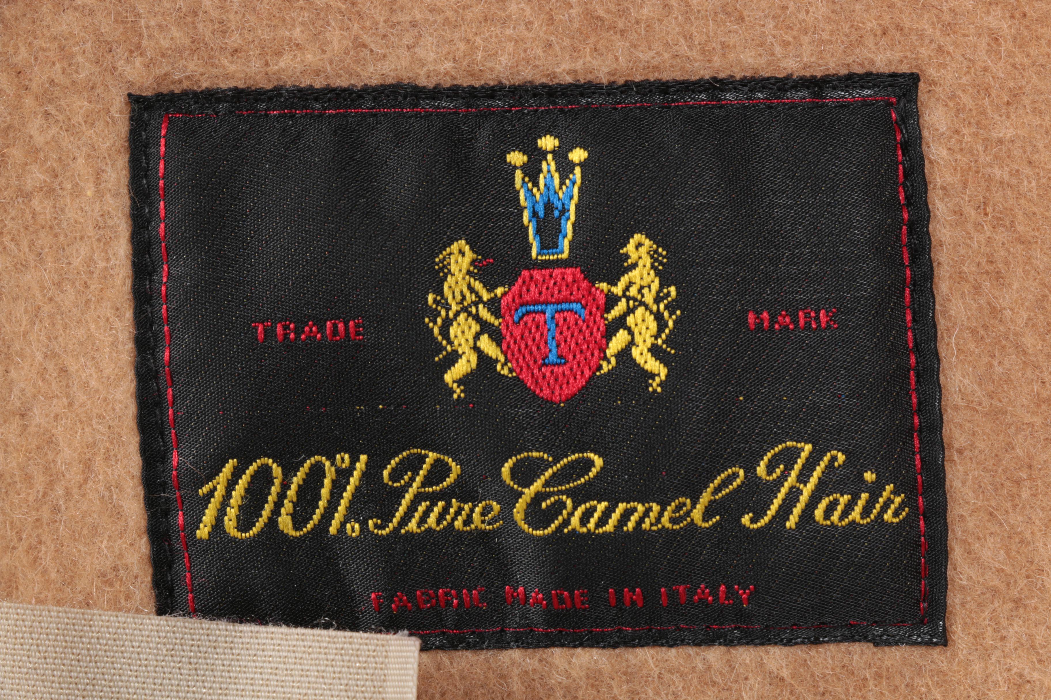 Bill Blass 100% Camel Hair Coat for Women