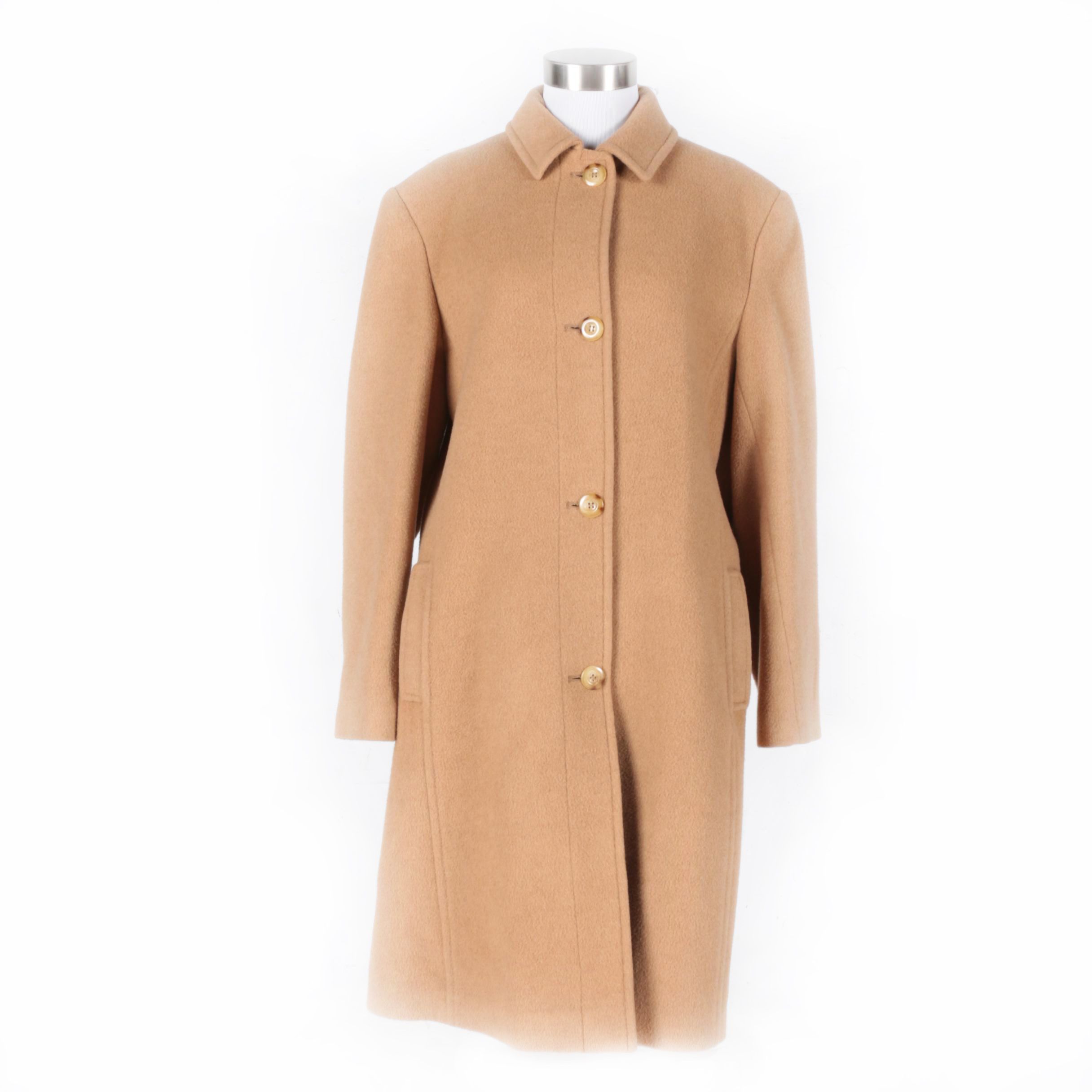 Bill Blass 100% Camel Hair Coat for Women