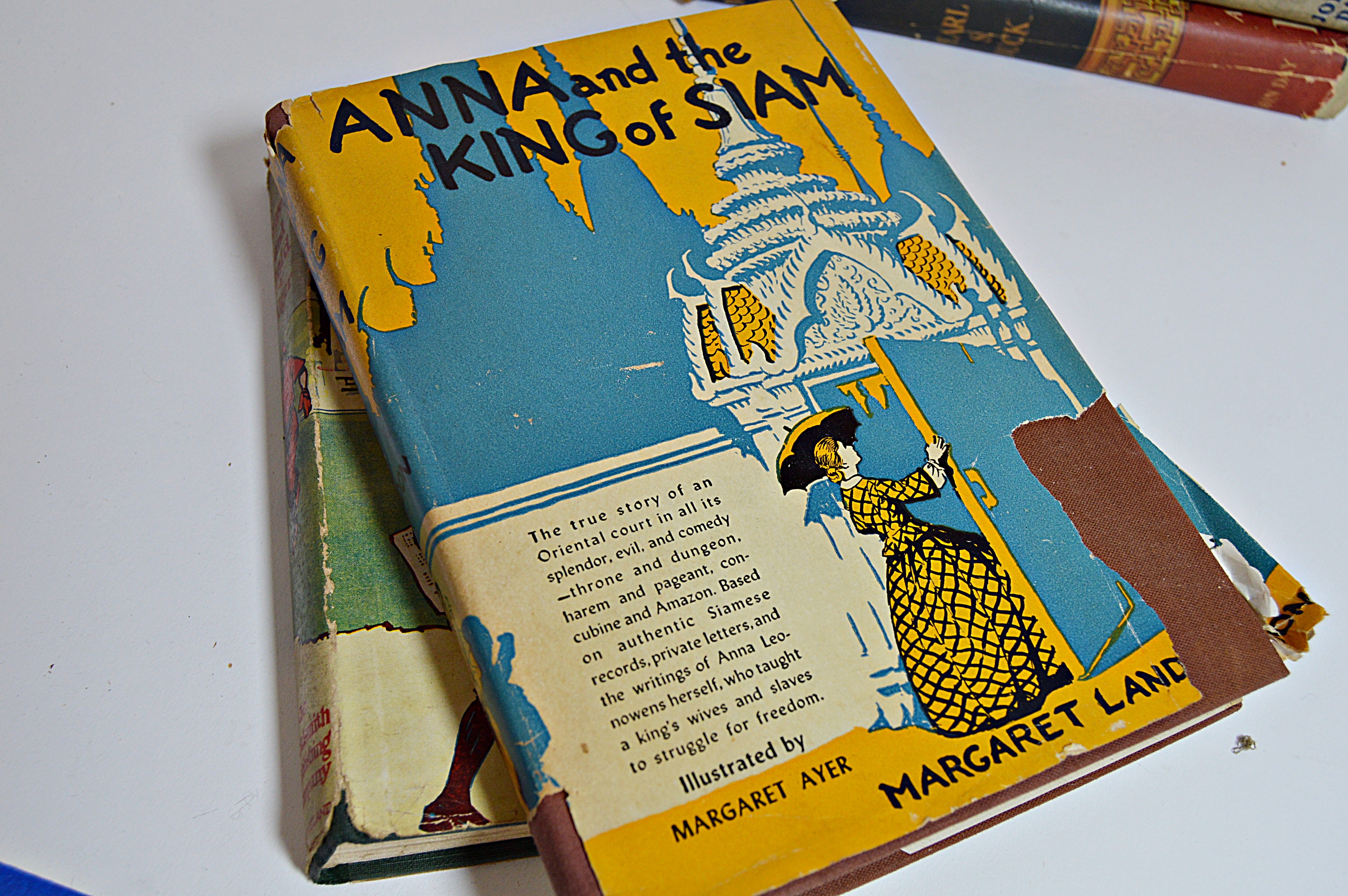 Vintage Books with Pearl Buck, Anna and The King of Siam