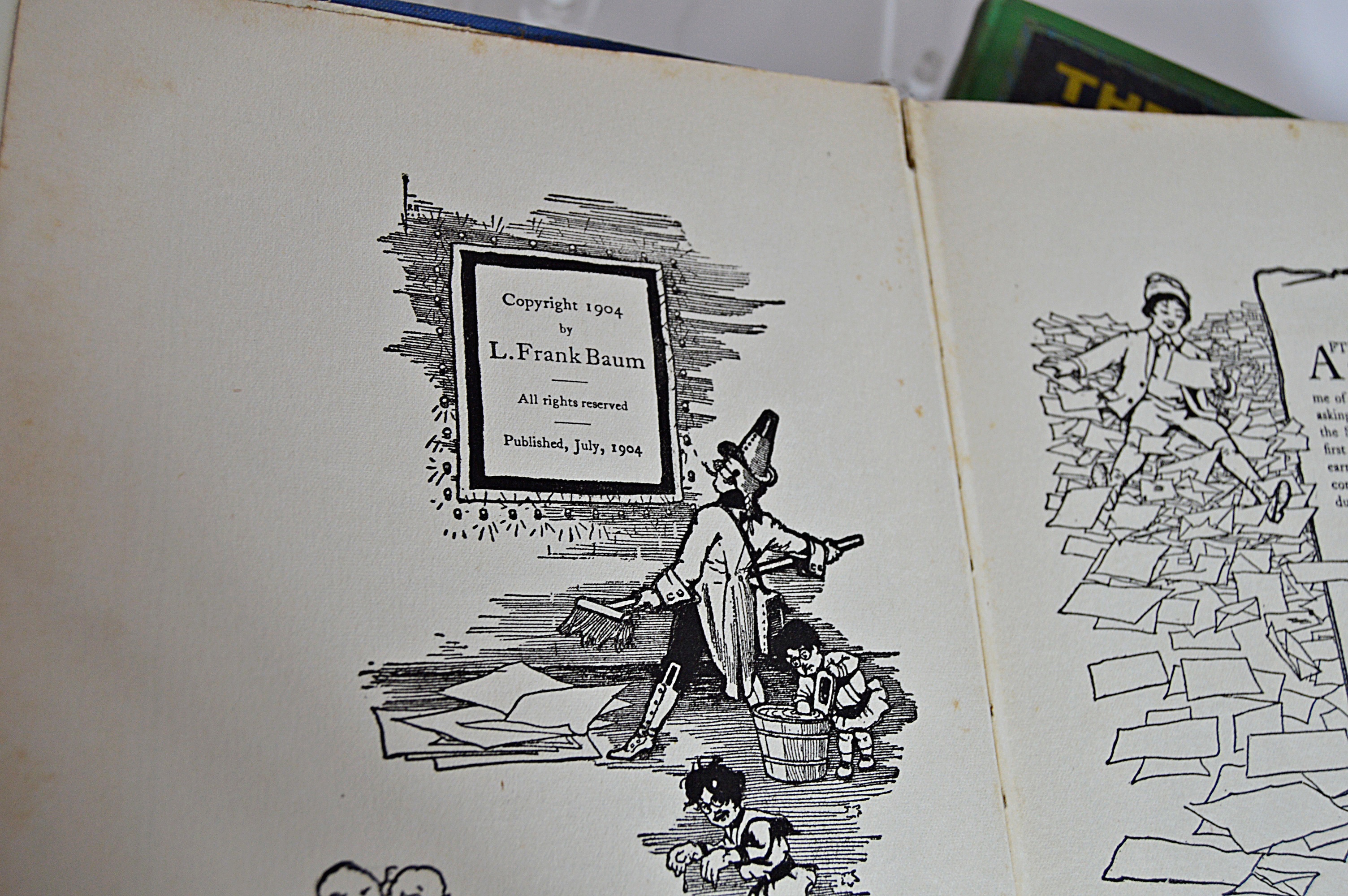 Vintage Wizard of Oz Books