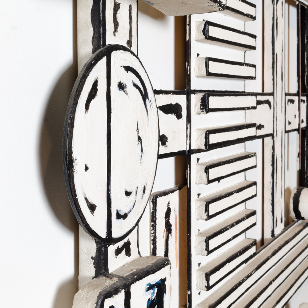 Bill Schiffer Vintage Wall Sculpture "Framed"