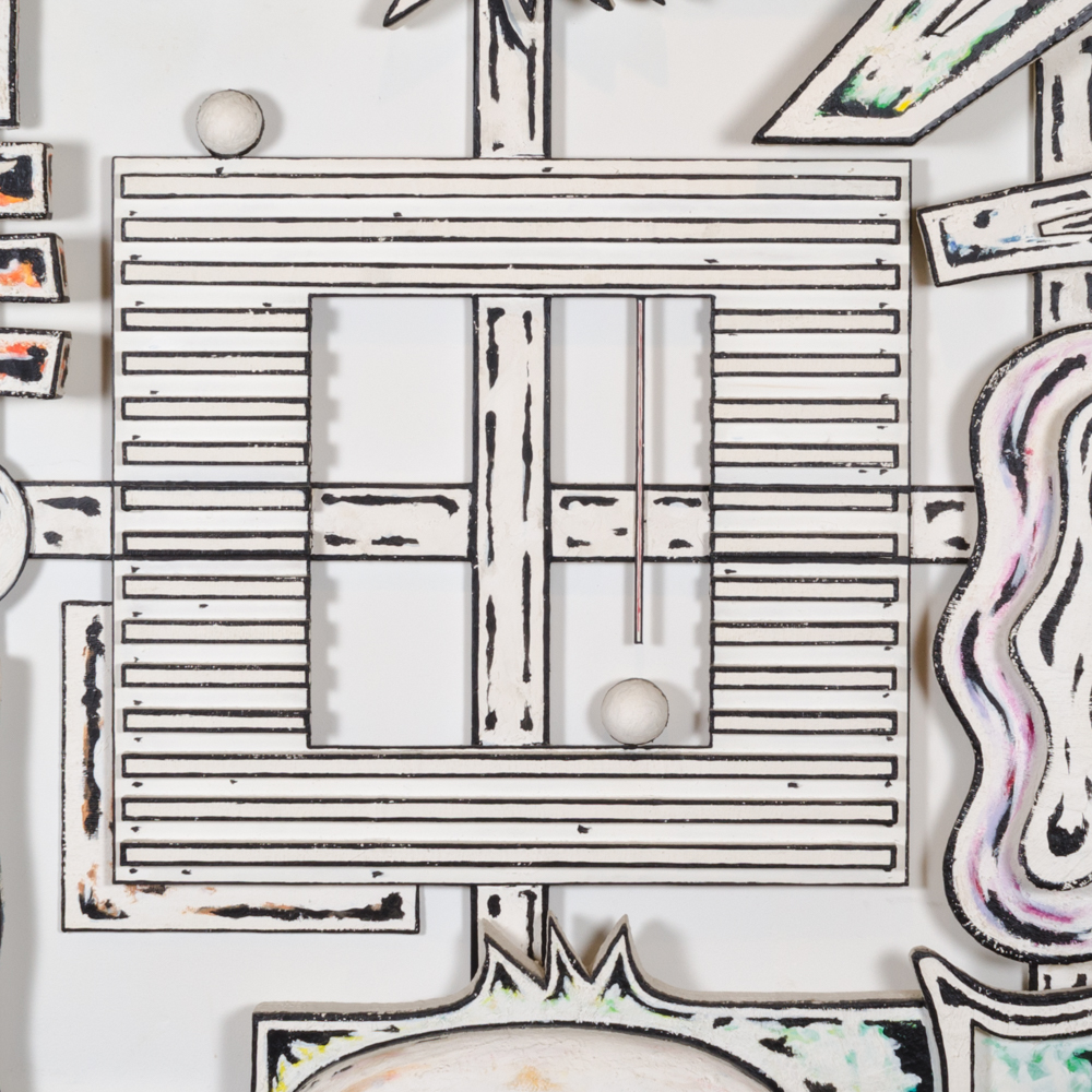 Bill Schiffer Vintage Wall Sculpture "Framed"