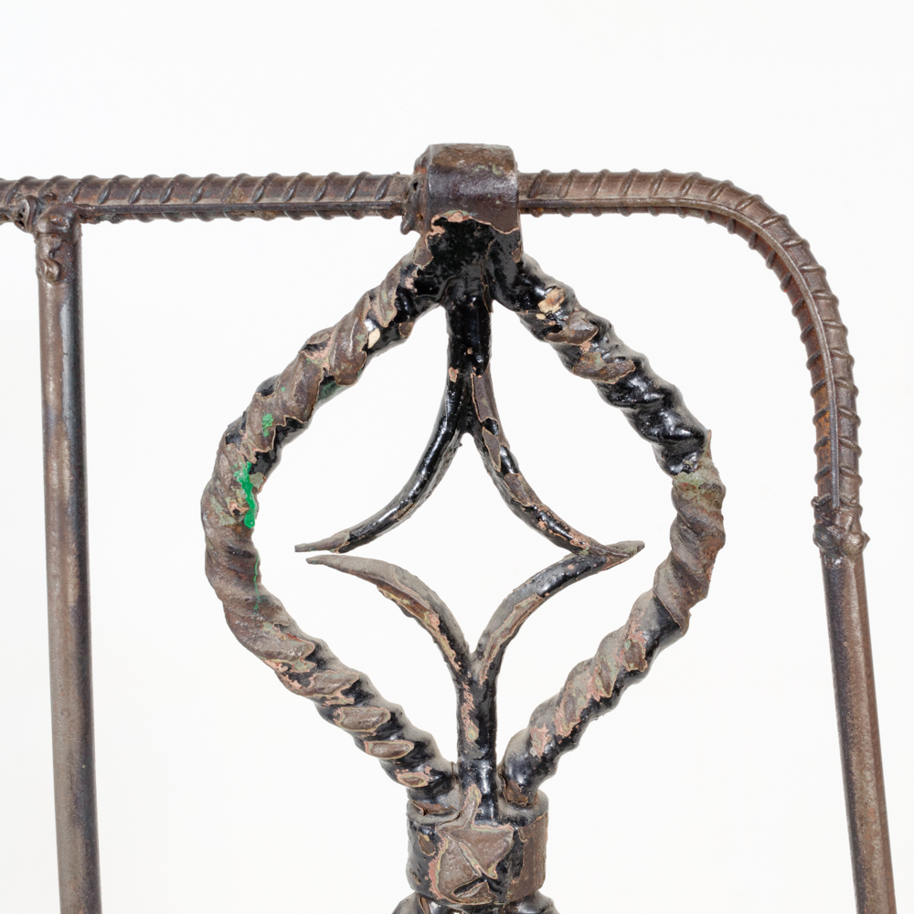 Modern Metal Sculpture in the Form of a Chair